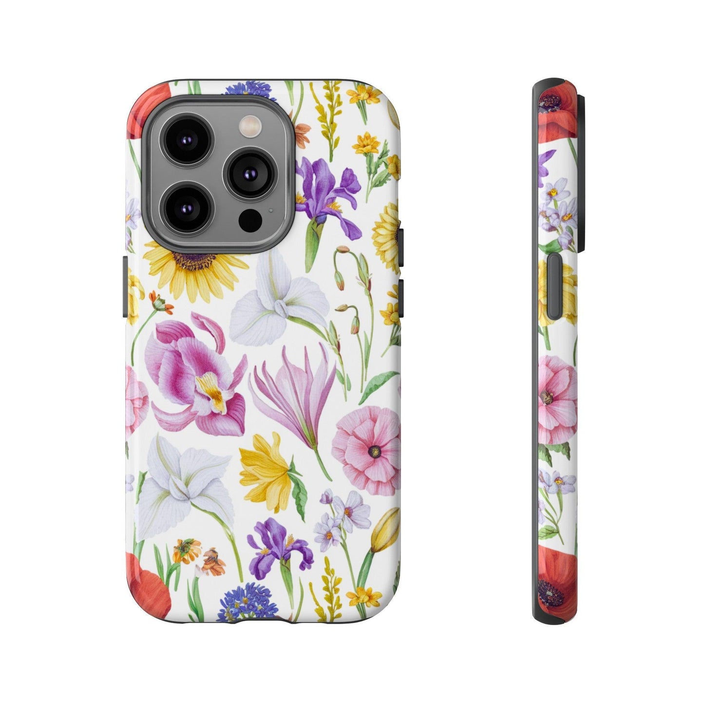 Tough Cellphone Case :" Eclectic Elegance Phone Case Collection" ( Floral patterns)