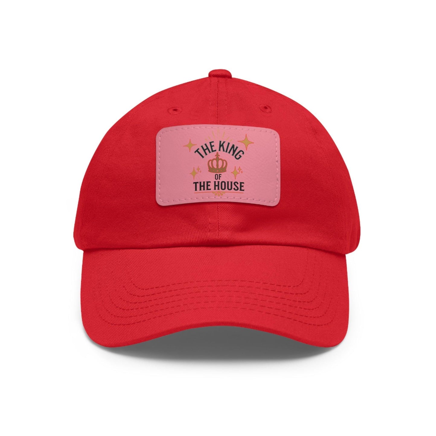 Leather Patch King's Dad Hat :  "Dad, The King of the House Collection"