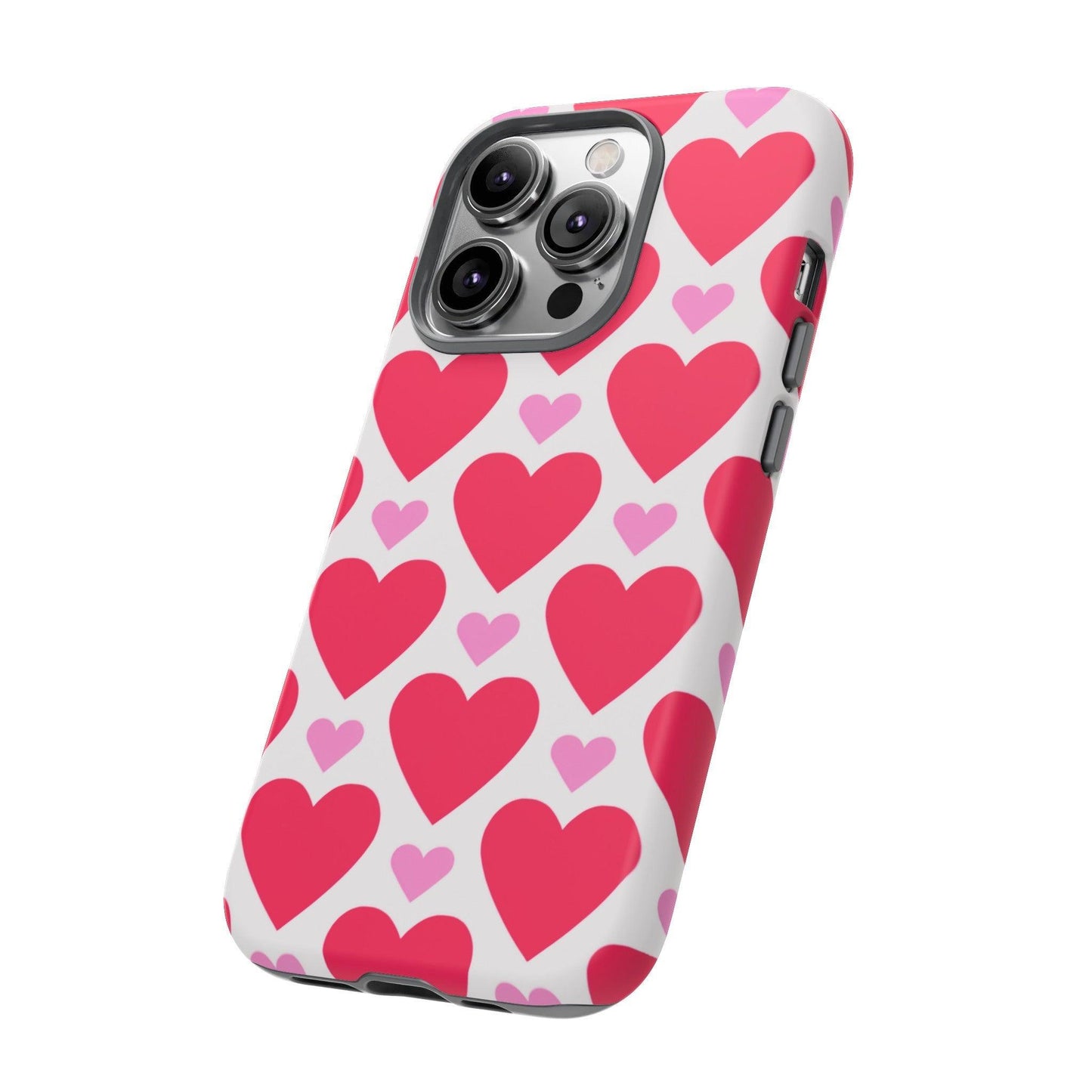 Tough Phone Case :" Eclectic Elegance Phone Case Collection" ( Hearts patterns)