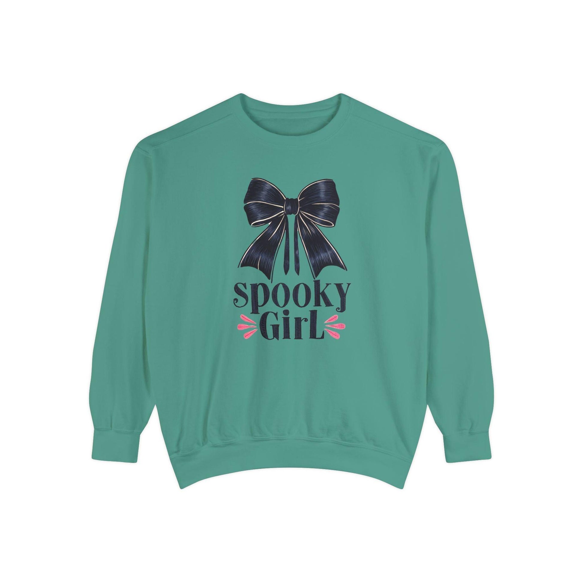 Spooky Girl Halloween Sweatshirt - Cosmic Creations by Karen