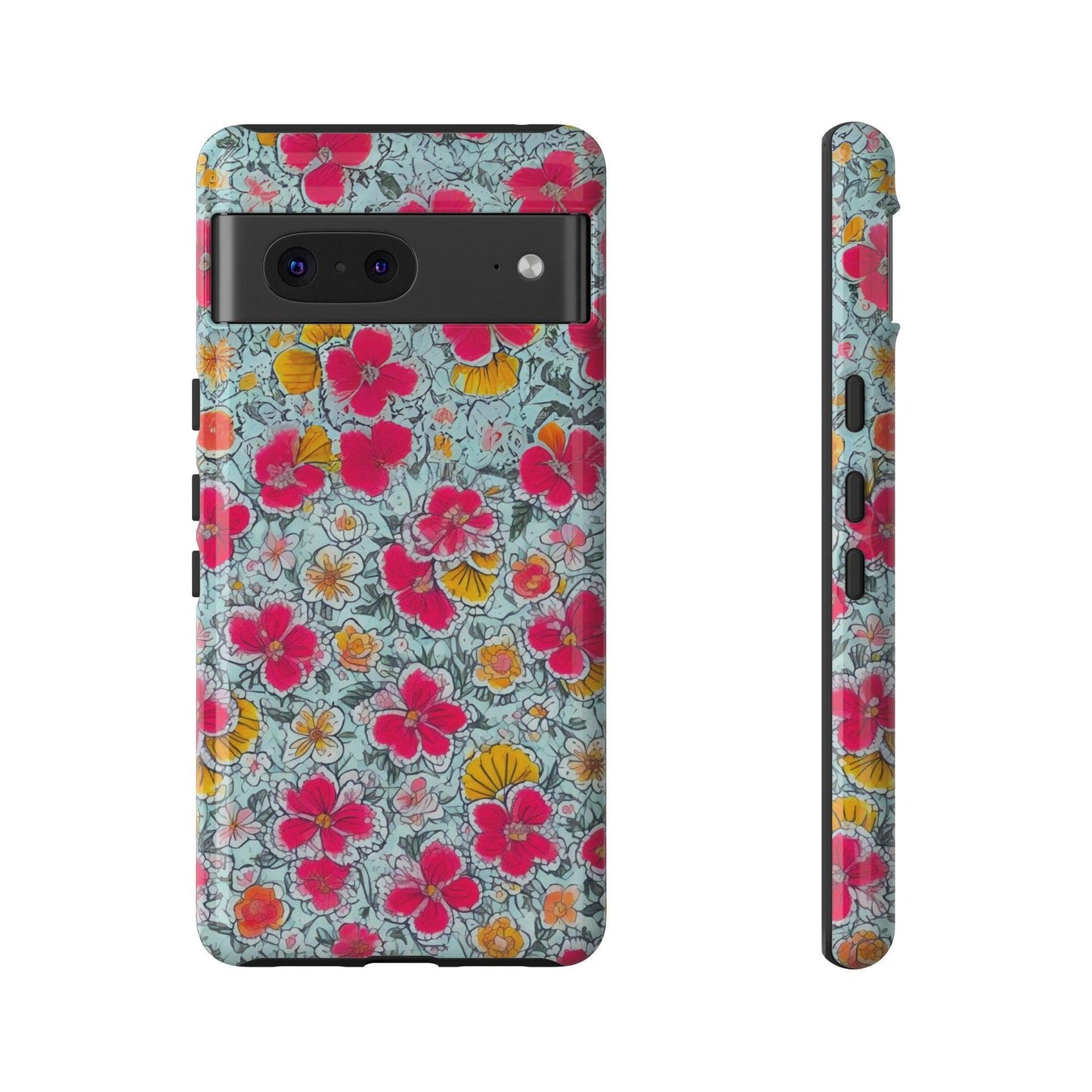 Tough Cellphone Case :" Eclectic Elegance Phone Case Collection" ( Floral patterns)