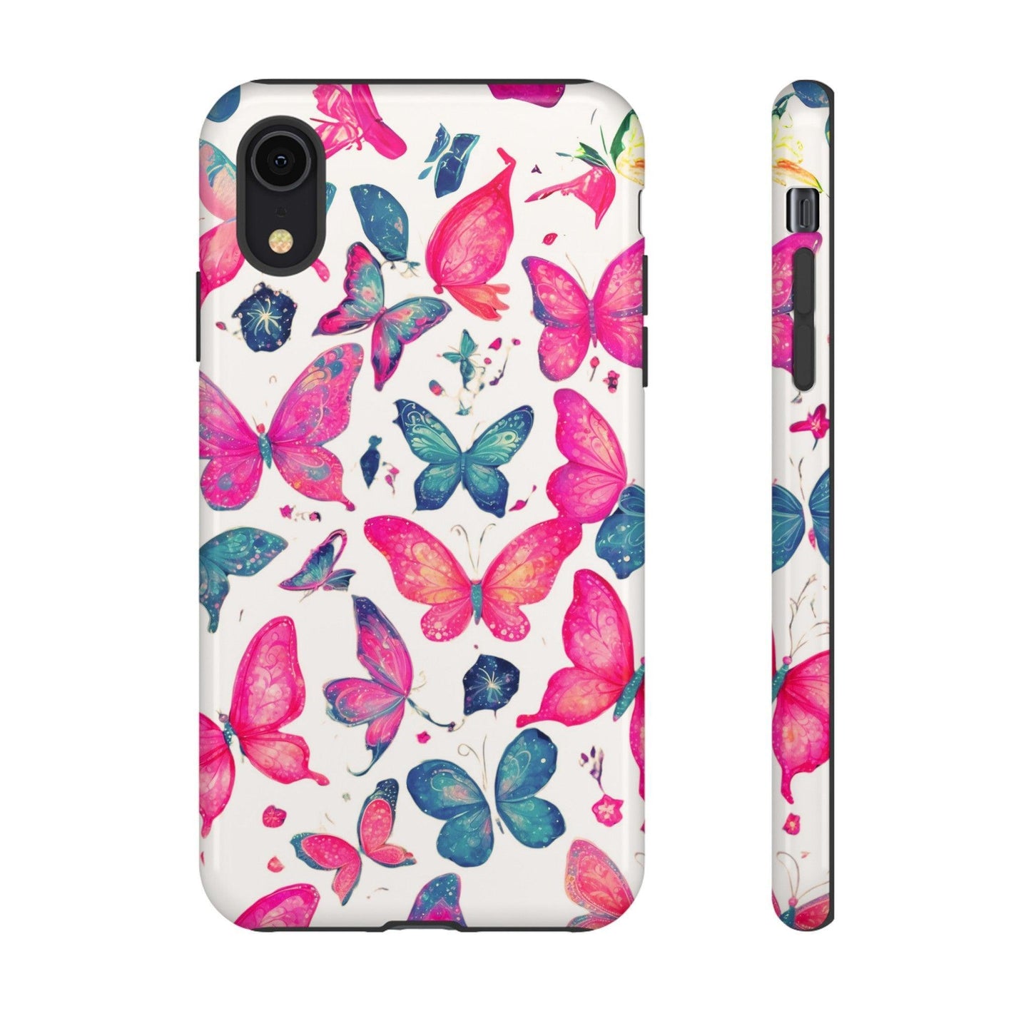 Tough Cellphone Case :" Eclectic Elegance Phone Case Collection" ( Hearts patterns)