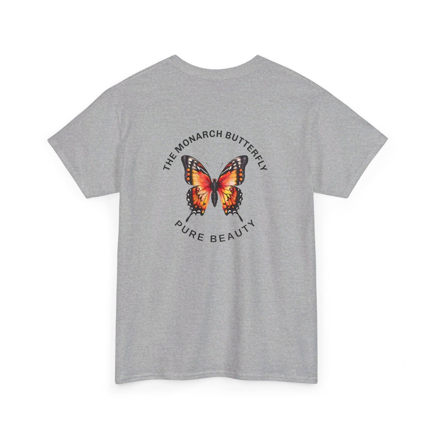 Camiseta unisex de algodón pesado: "La colección Mariposa Monarca"