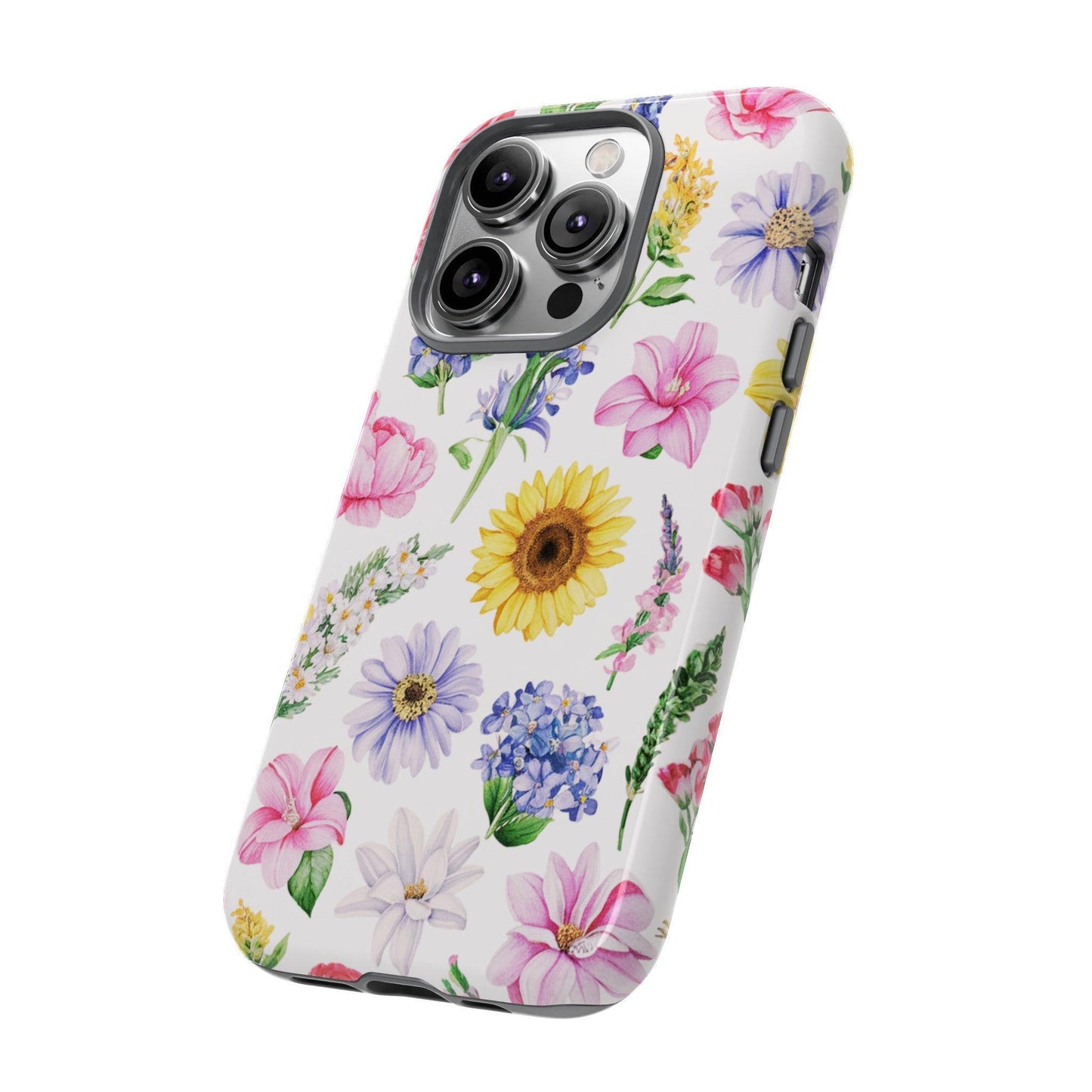 Tough Cellphone Case :" Eclectic Elegance Phone Case Collection" ( Floral patterns)