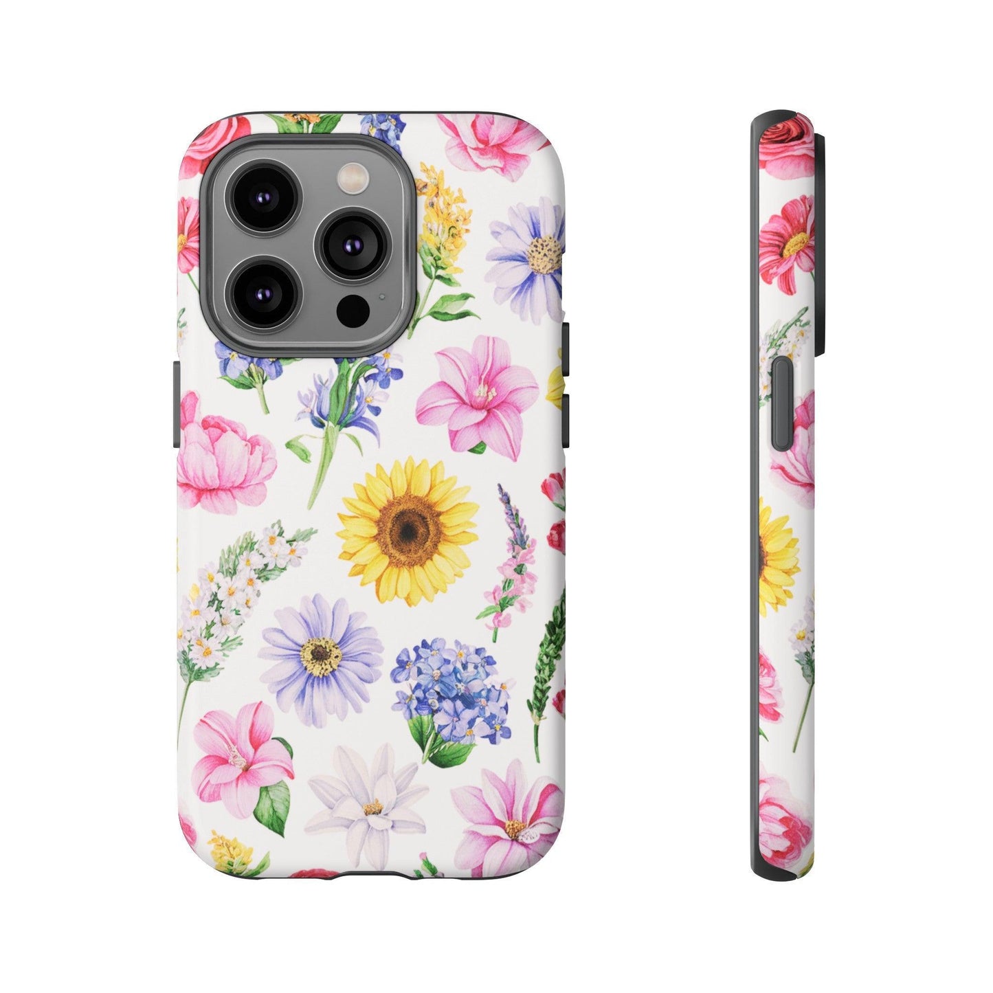 Tough Cellphone Case :" Eclectic Elegance Phone Case Collection" ( Floral patterns)