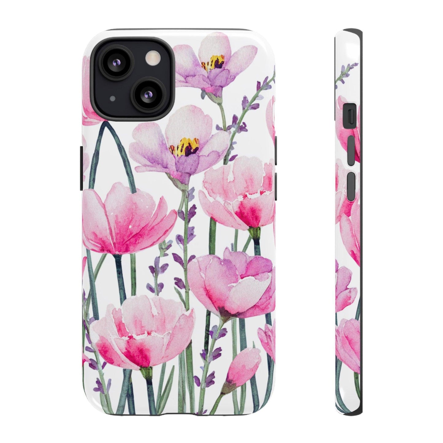 Tough Cellphone Case :" Eclectic Elegance Phone Case Collection" ( Floral patterns)