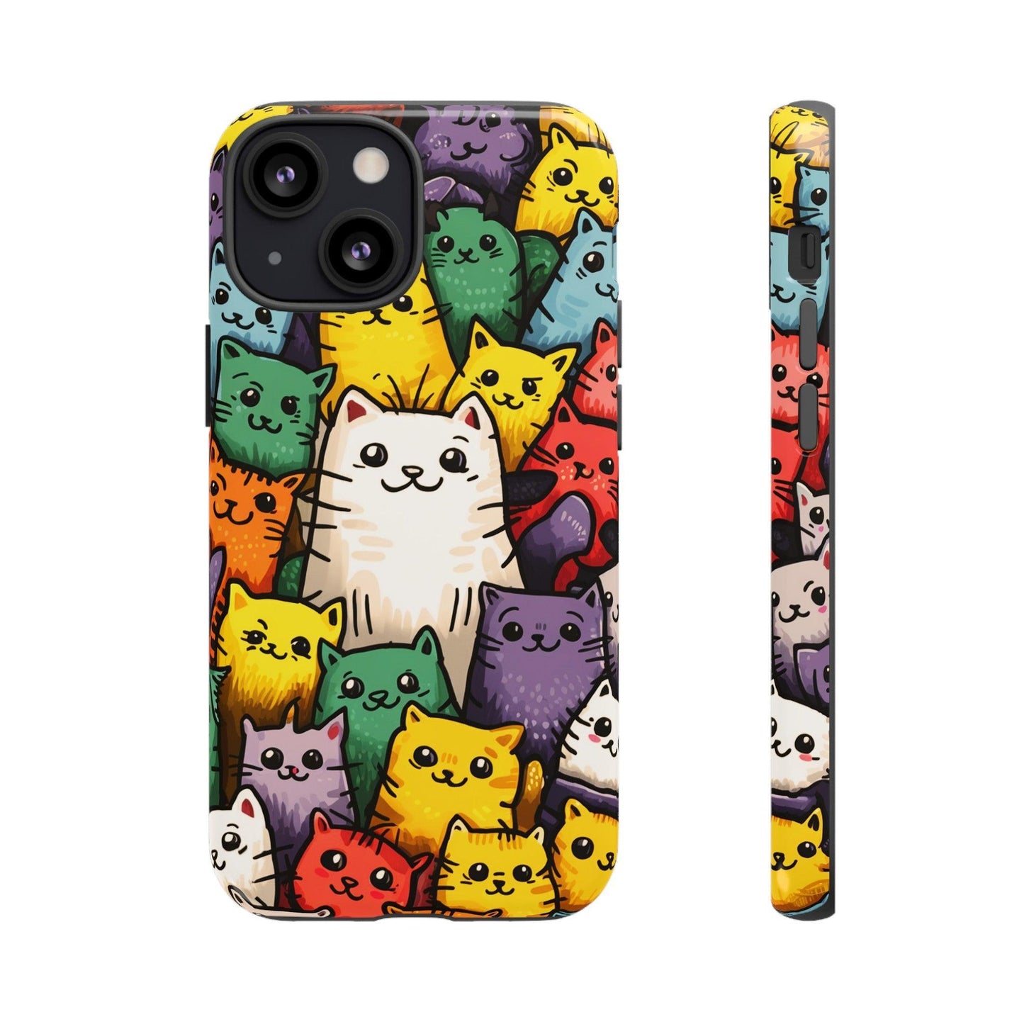 Cat Lovers Collection Tough Cellphone Case - Cosmic Creations by Karen