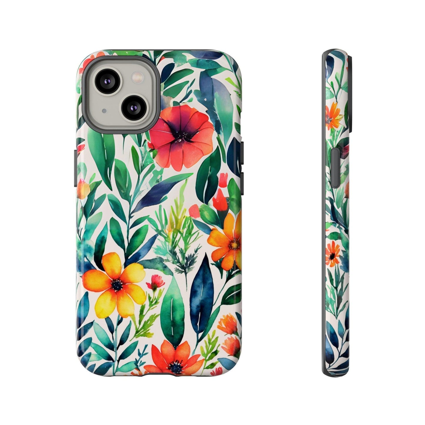 Tough Cellphone Case :" Eclectic Elegance Phone Case Collection" ( Floral patterns)