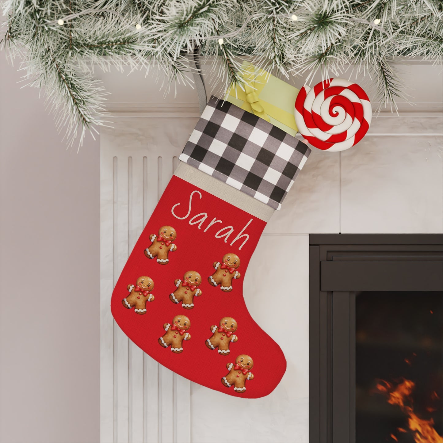 Christmas Design Stocking customizable