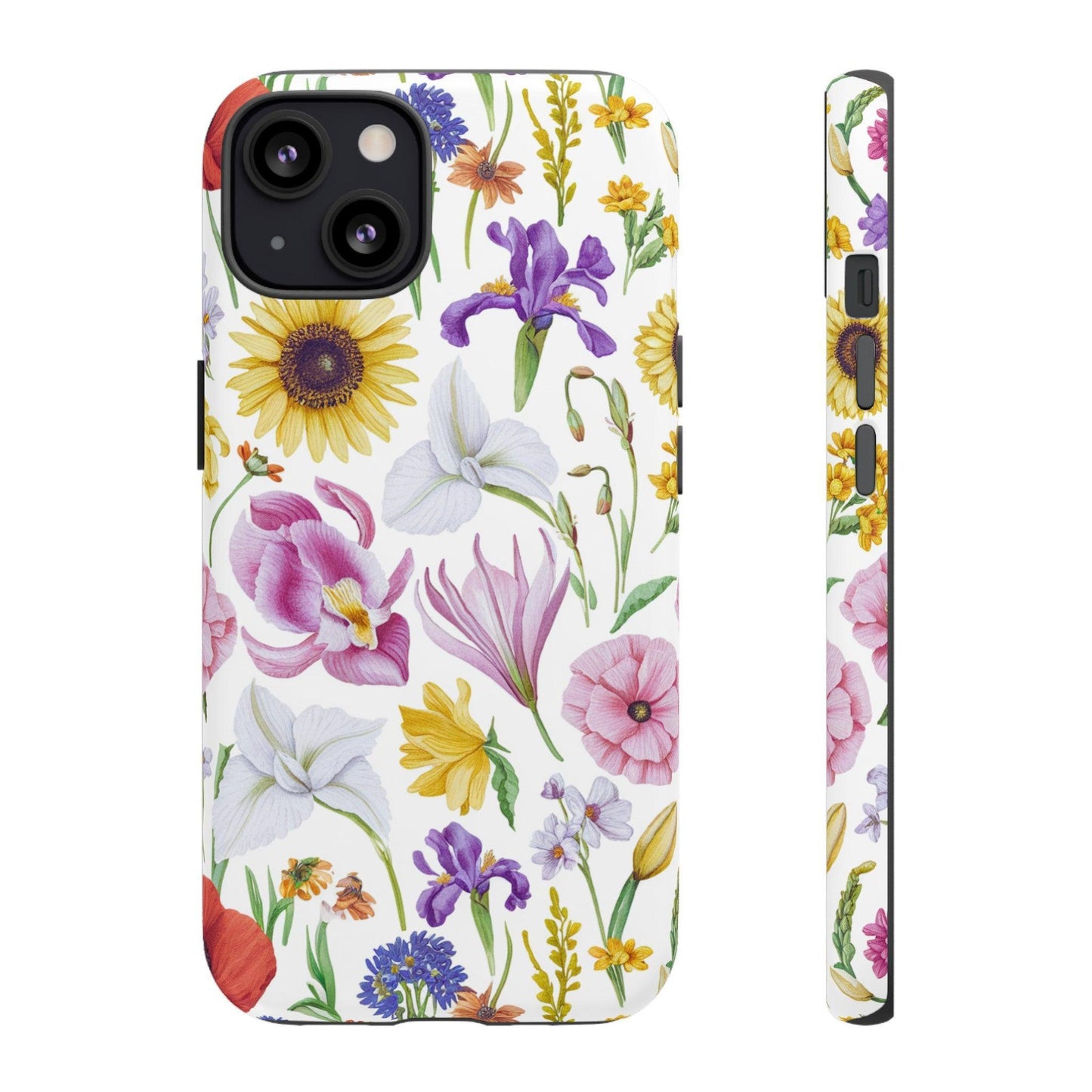 Tough Cellphone Case :" Eclectic Elegance Phone Case Collection" ( Floral patterns)