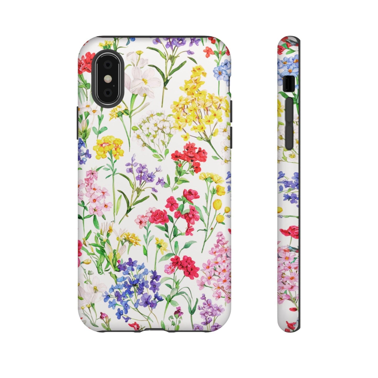 Tough Cellphone Case :" Eclectic Elegance Phone Case Collection" ( Floral patterns)