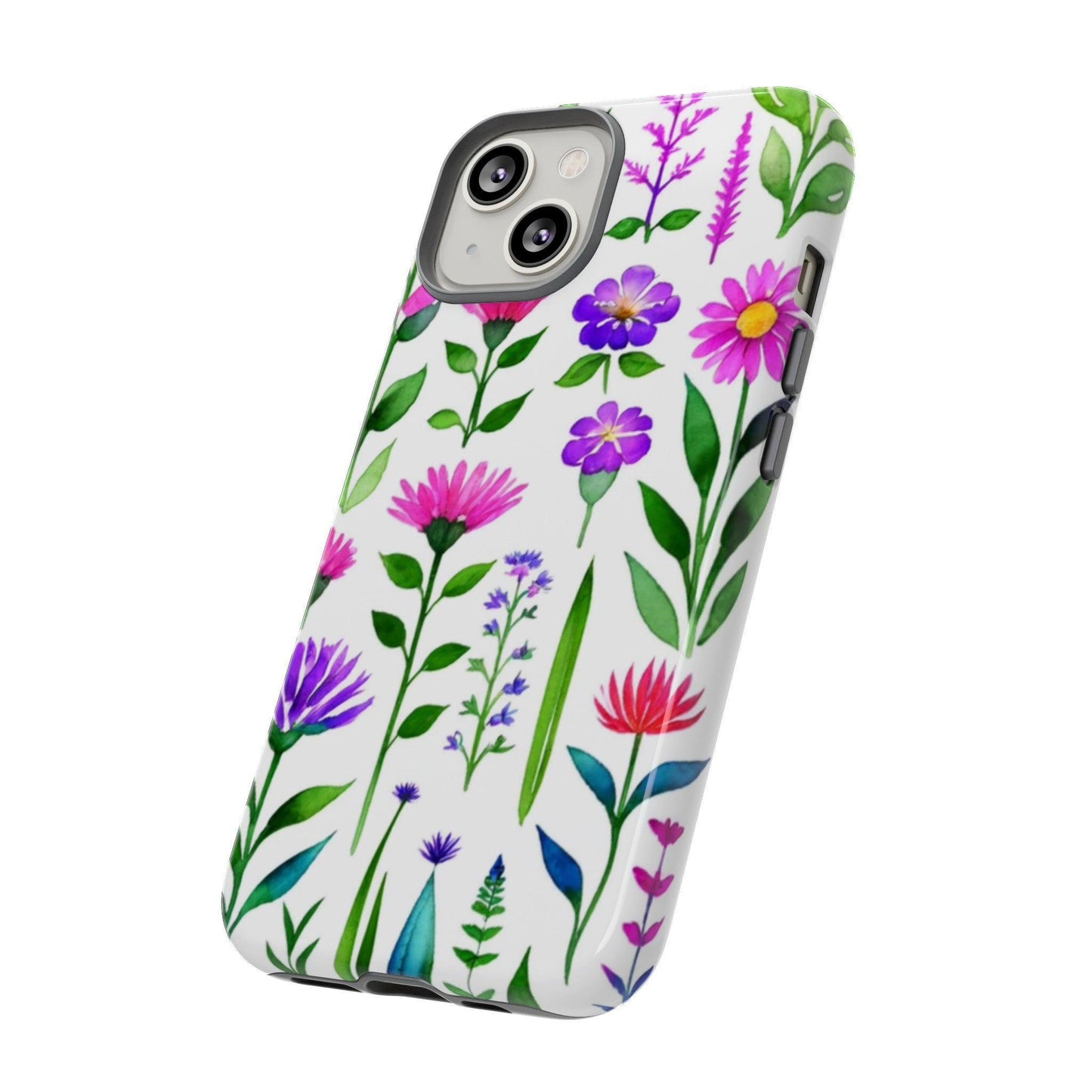 Tough Phone Case :" Eclectic Elegance Phone Case Collection" ( Floral pattern)