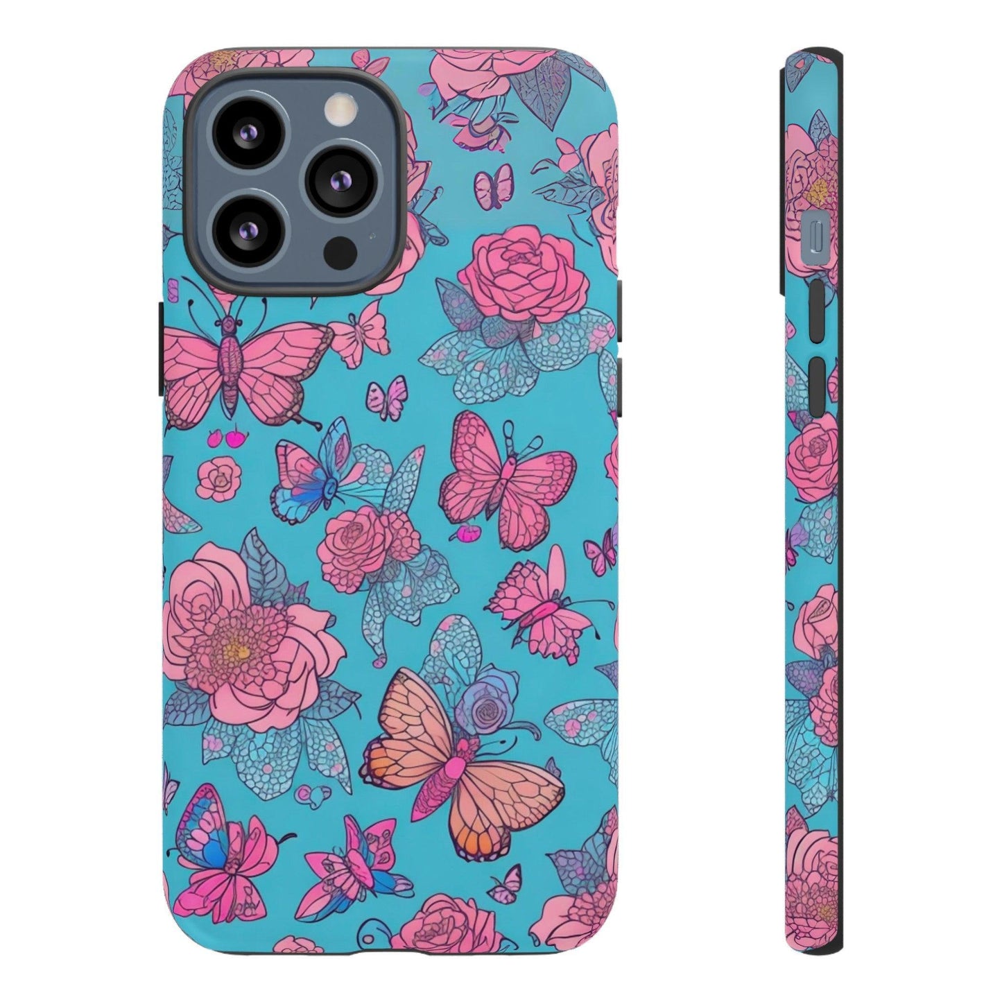 Tough Cellphone Case :" Eclectic Elegance Phone Case Collection" ( Floral patterns)