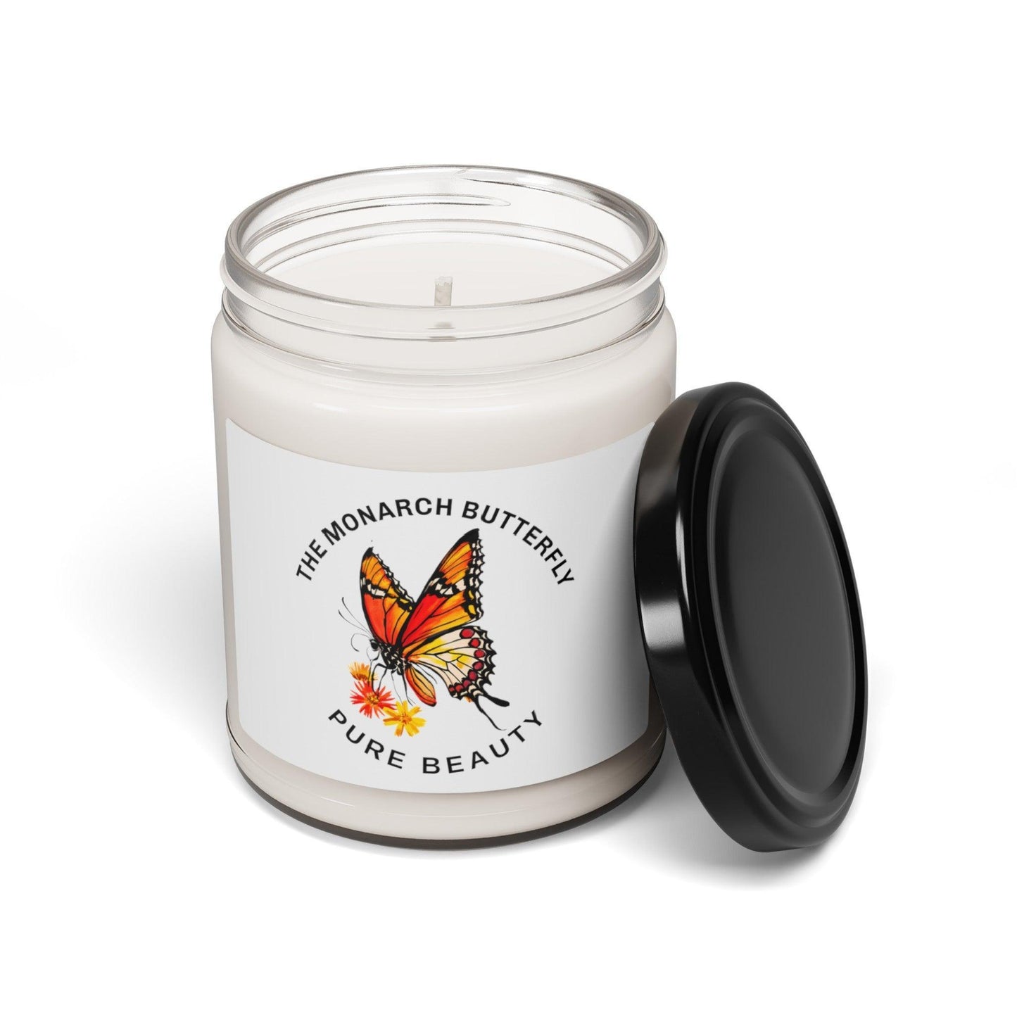 Monarch Butterfly Serenity Candle (Soy Candle, 9oz) - Cosmic Creations by Karen