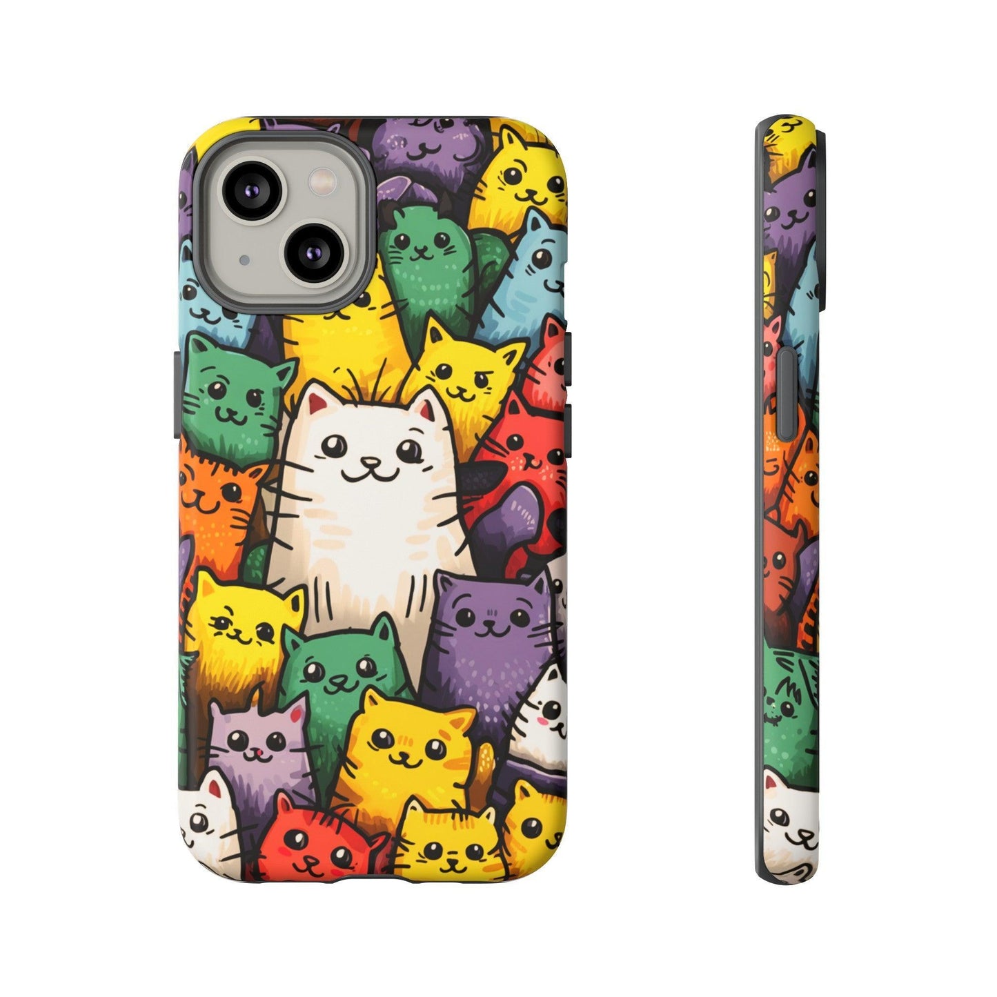 Cat Lovers Collection Tough Cellphone Case - Cosmic Creations by Karen