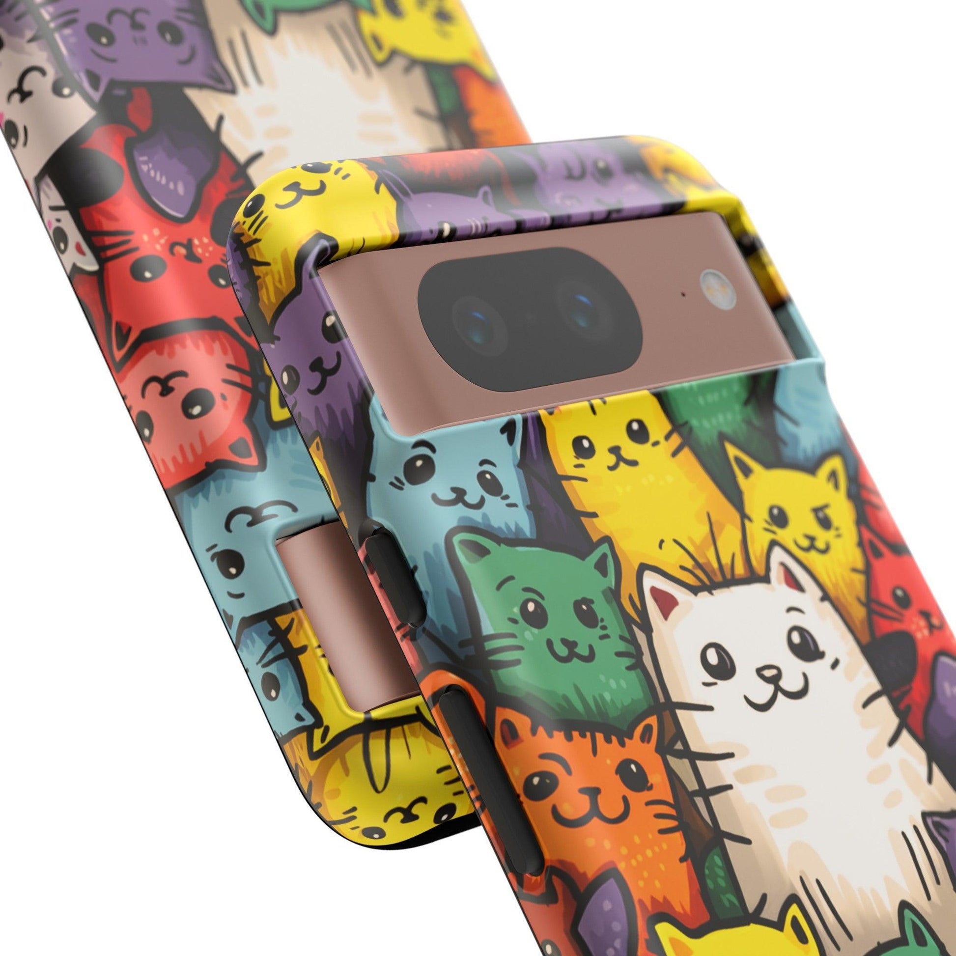 Cat Lovers Collection Tough Cellphone Case - Cosmic Creations by Karen