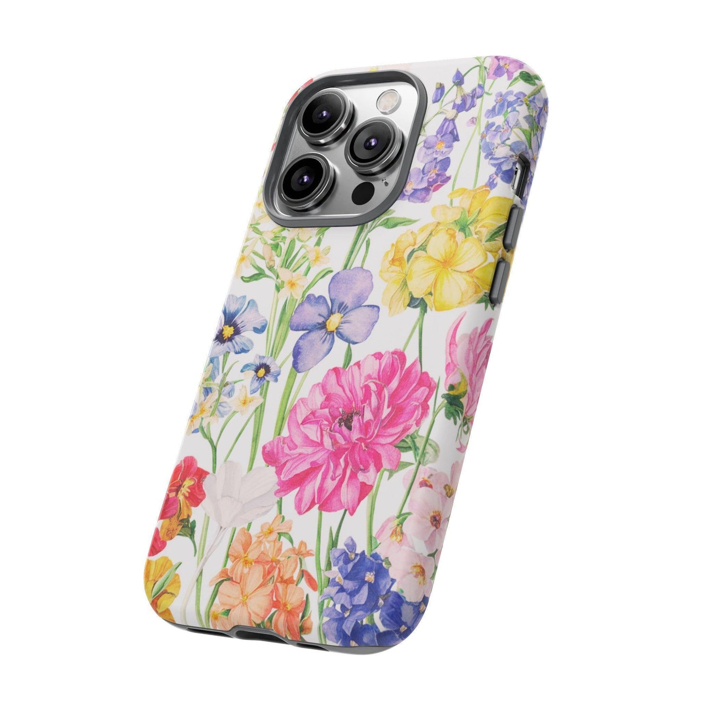 Tough Cellphone Case :" Eclectic Elegance Phone Case Collection" ( Floral patterns)