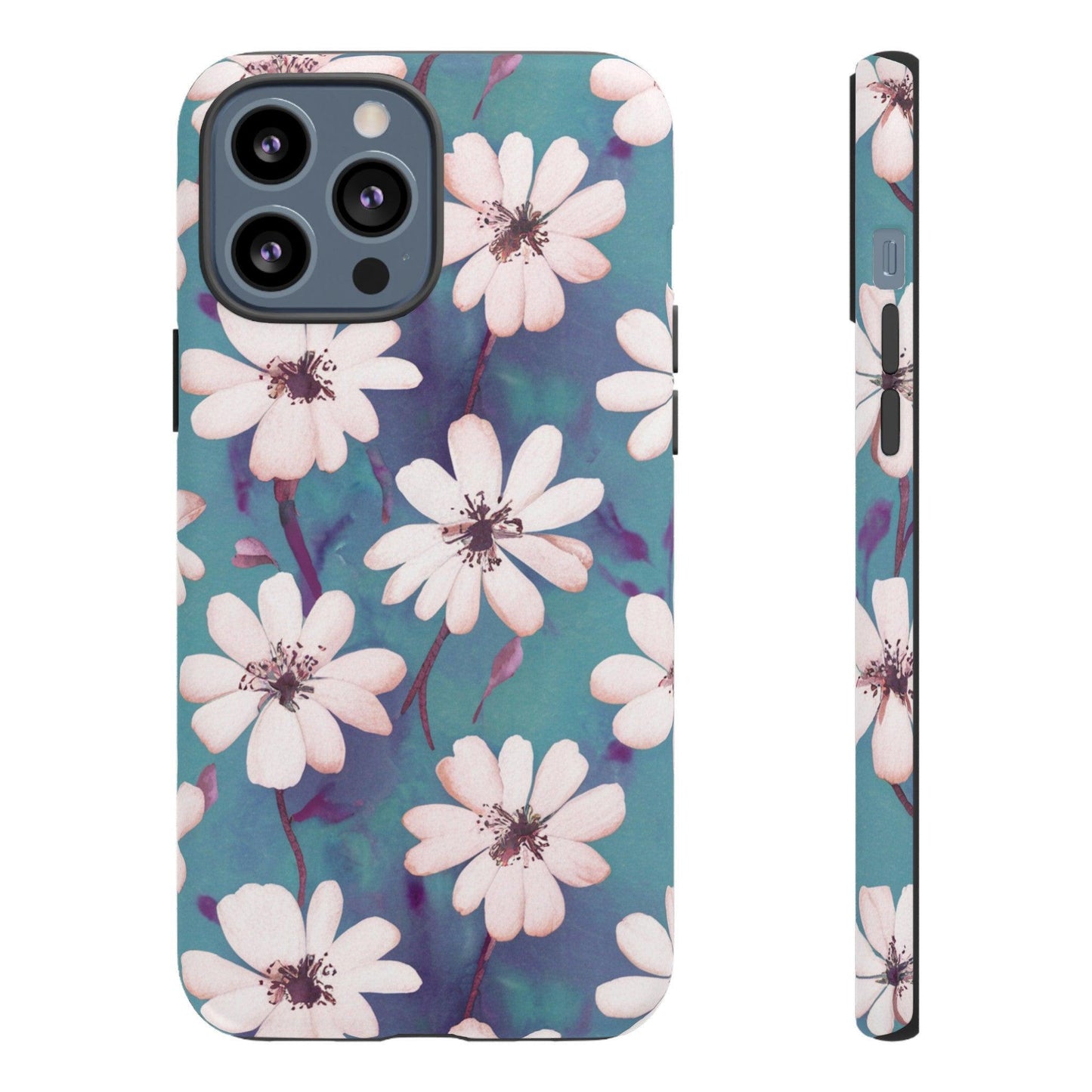 Tough Cellphone Case :" Eclectic Elegance Phone Case Collection" ( Floral patterns)