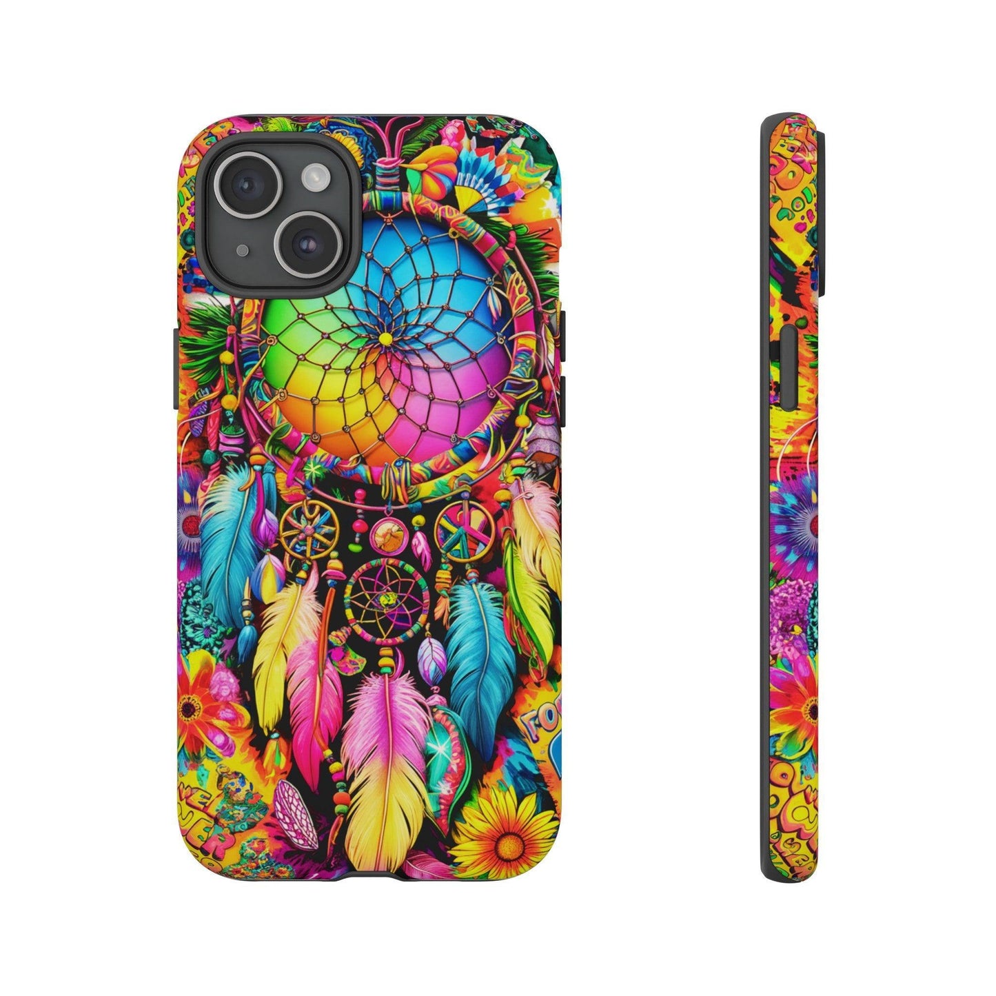 Tough Phone Case :" Eclectic Elegance Phone Case Collection" ( Hippie Style patterns)