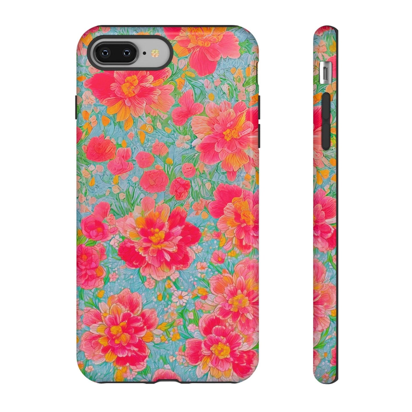 Tough Cellphone Case :" Eclectic Elegance Phone Case Collection" ( Floral patterns)