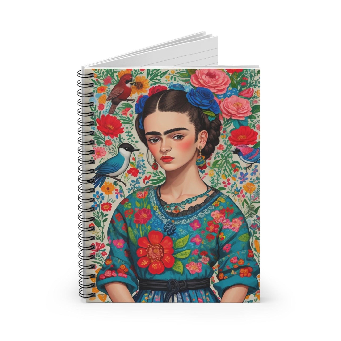 Inspiration Frida Notebook for gift, Ideal for writing, planning, school, collegue a creative gift for students, friends, artist, women - Cosmic Creations by Karen