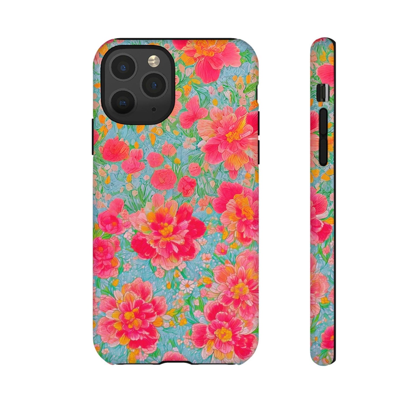 Tough Cellphone Case :" Eclectic Elegance Phone Case Collection" ( Floral patterns)