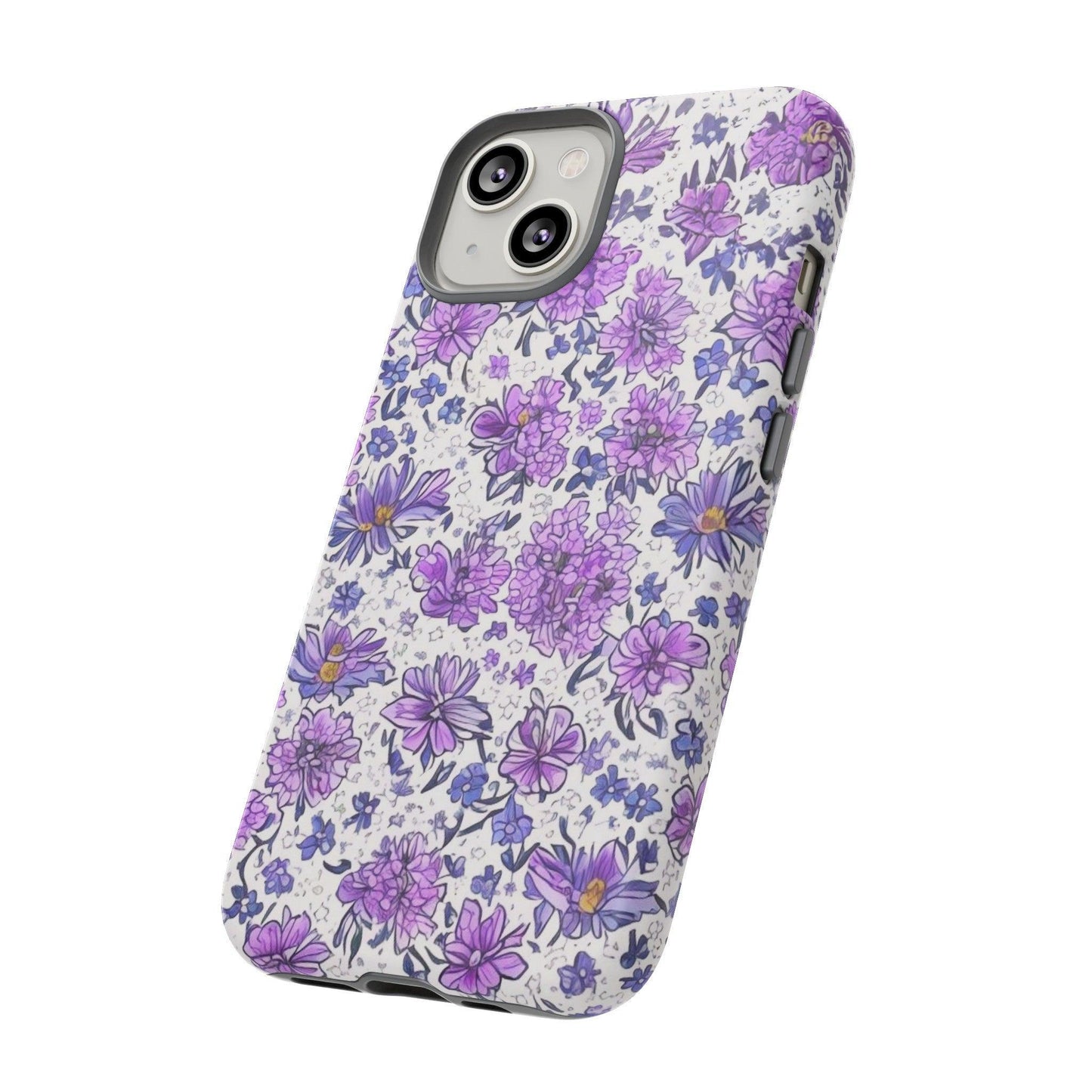 Tough Cellphone Case :" Eclectic Elegance Phone Case Collection" ( Floral patterns)