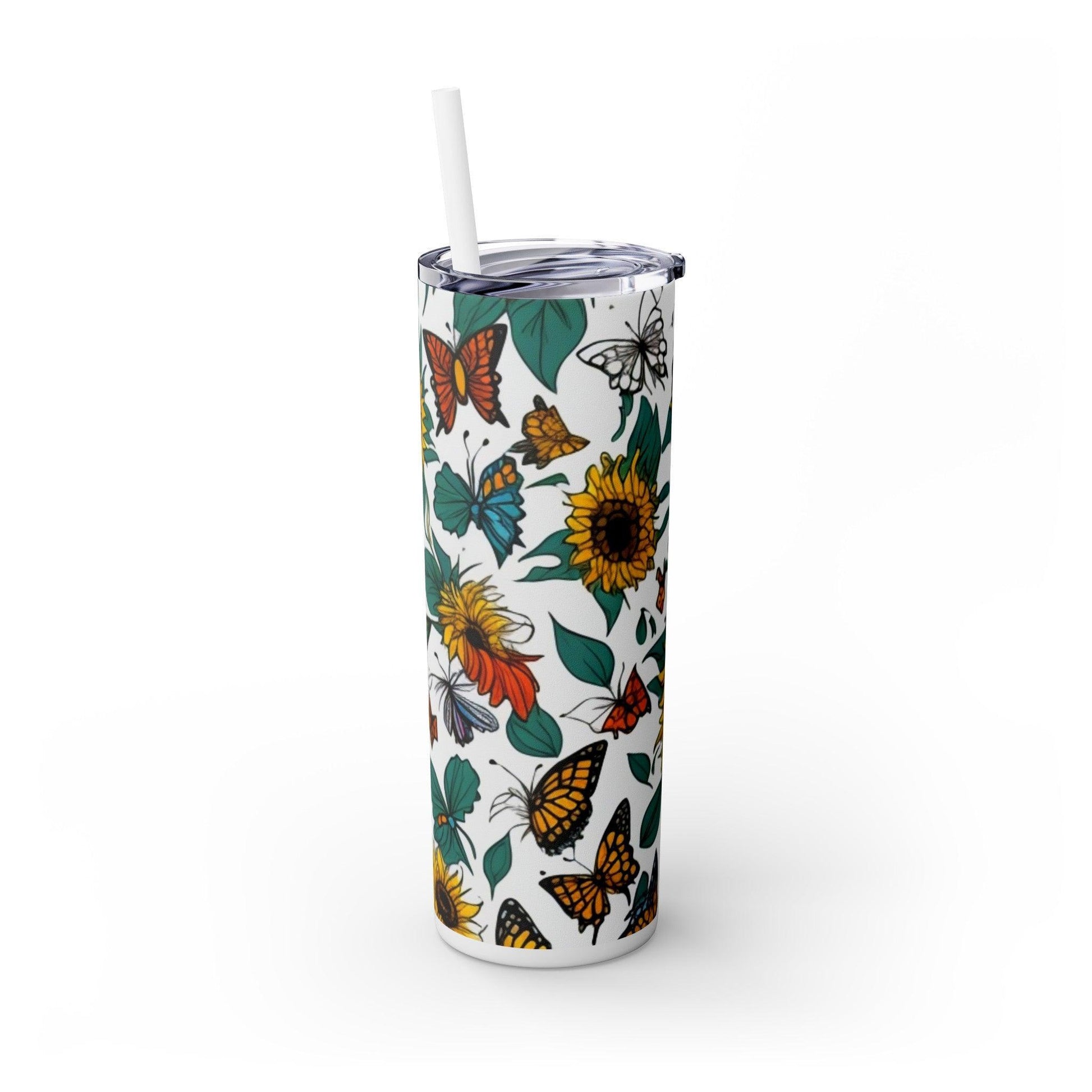 Whimsical Sips Skinny Tumbler Collectionr | Tumblerwith Straw, 20oz | keep your drinks hot for 12h and cold for 24h - Cosmic Creations by Karen