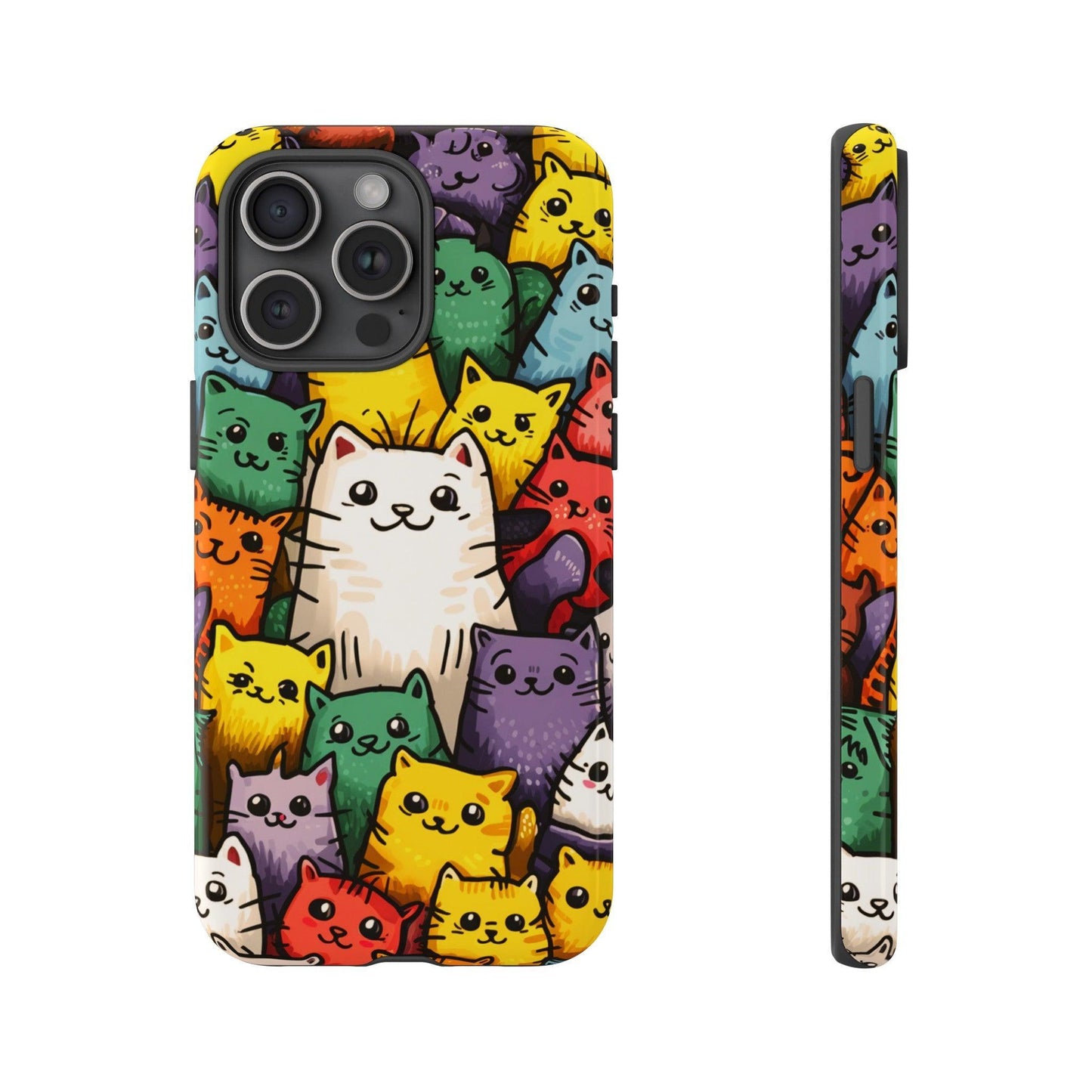 Cat Lovers Collection Tough Cellphone Case - Cosmic Creations by Karen