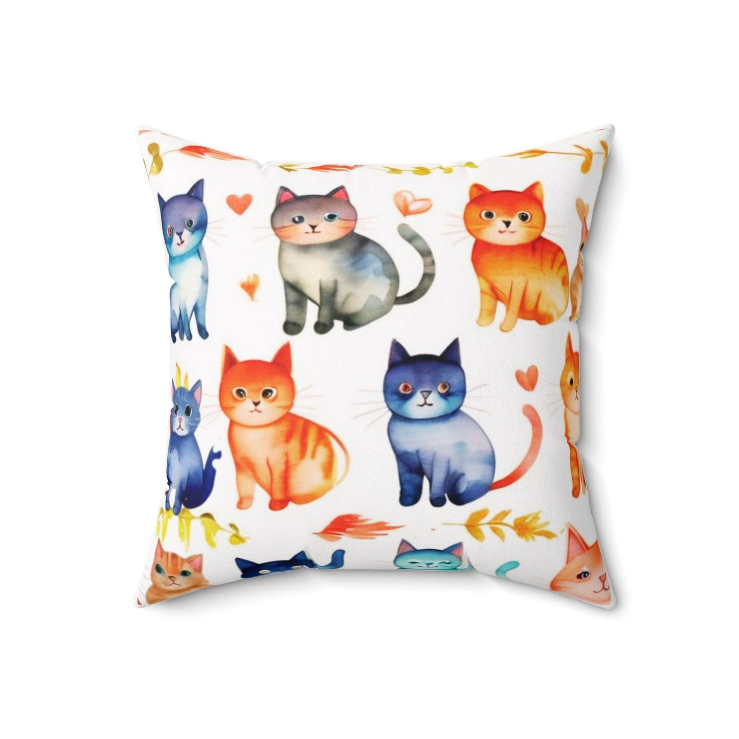 Square Pillow : “Cat Lovers Collection” - Cosmic Creations by Karen