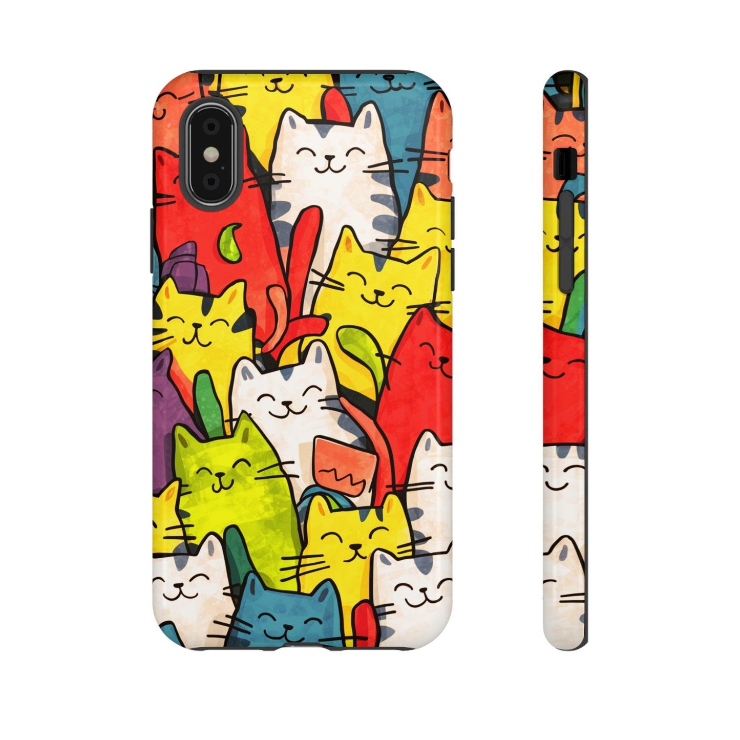 Cat Lovers Collection Tough Cellphone Case - Cosmic Creations by Karen