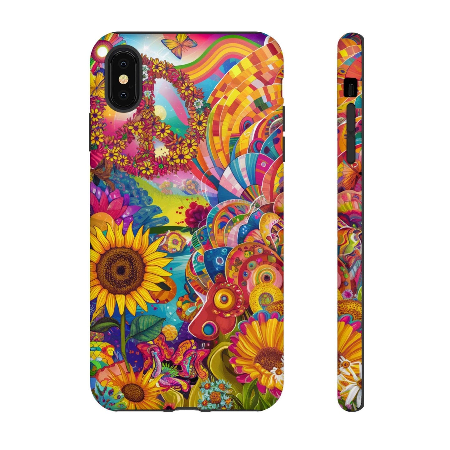 Tough Phone Case :" Eclectic Elegance Phone Case Collection" ( Hippie Style patterns)