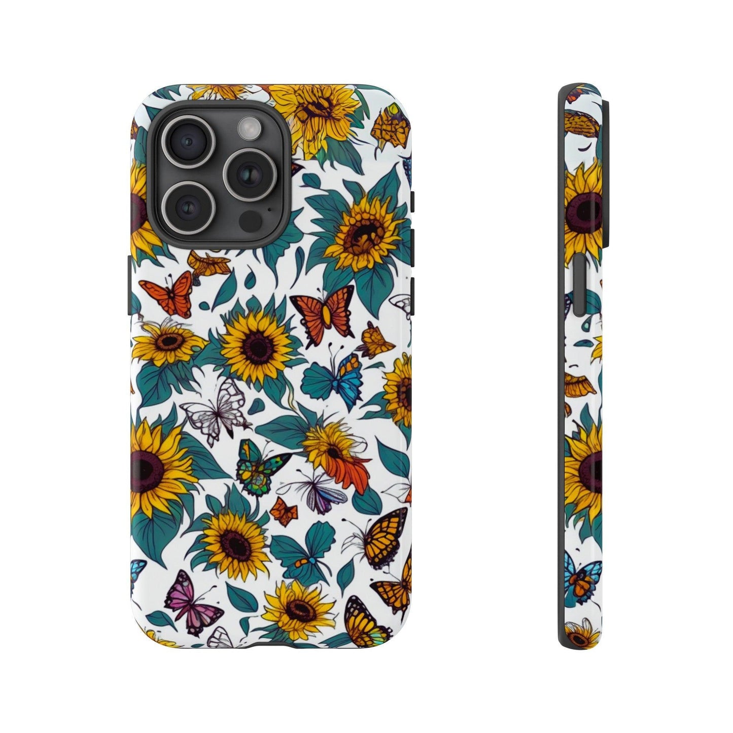 Tough Cellphone Case :" Eclectic Elegance Phone Case Collection" ( Floral patterns)