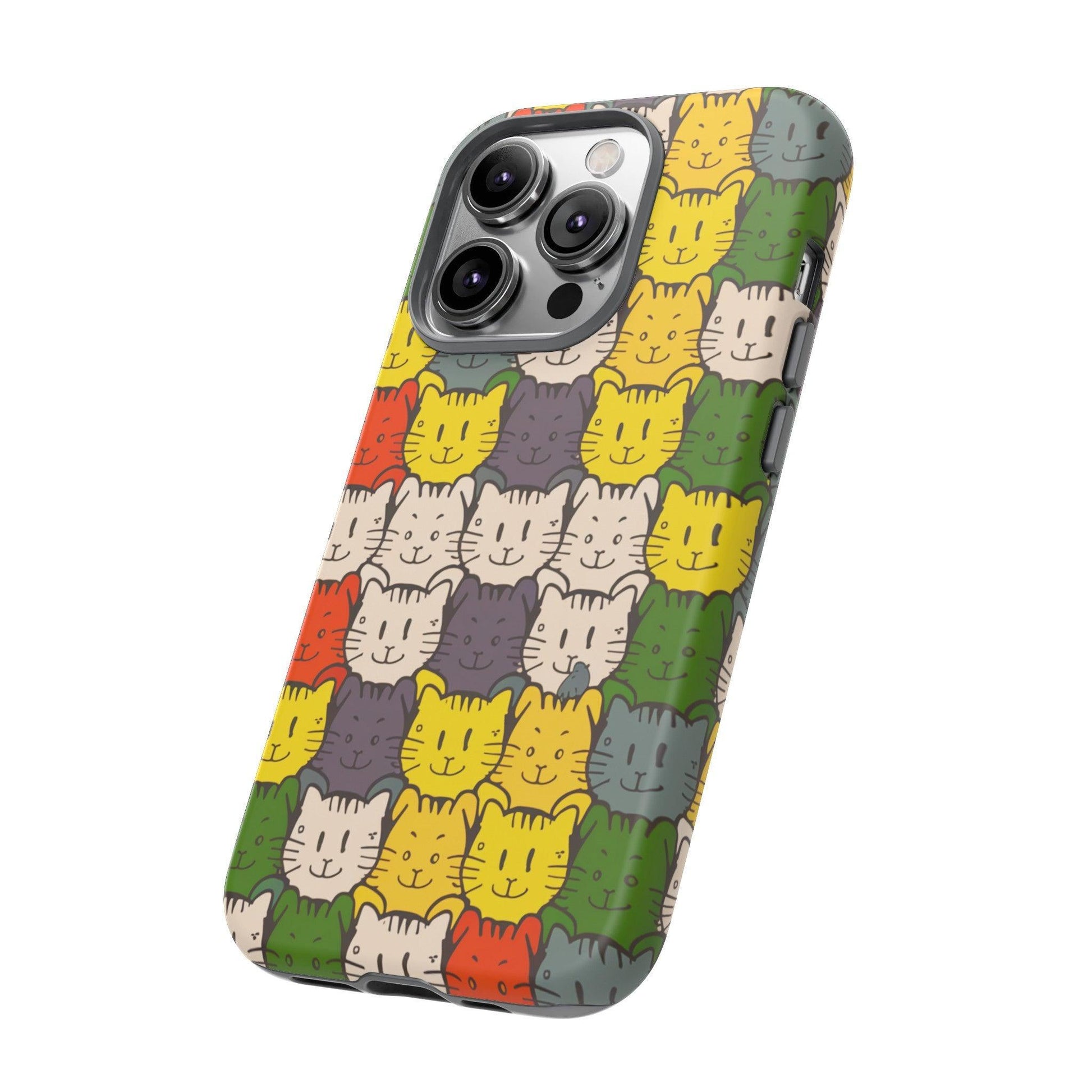 Cat Lovers Collection Tough Cellphone Case - Cosmic Creations by Karen