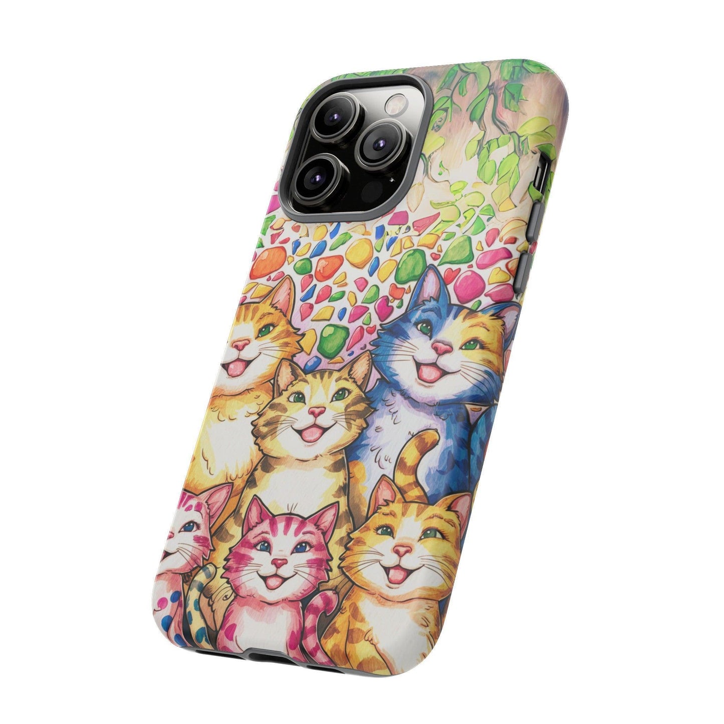 Cat Lovers Collection Tough Cellphone Case - Cosmic Creations by Karen