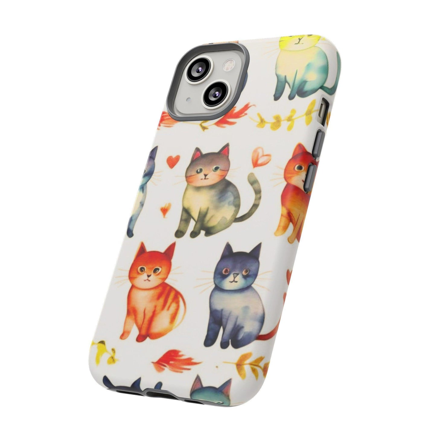 Cat Lovers Collection Tough Cellphone Case - Cosmic Creations by Karen