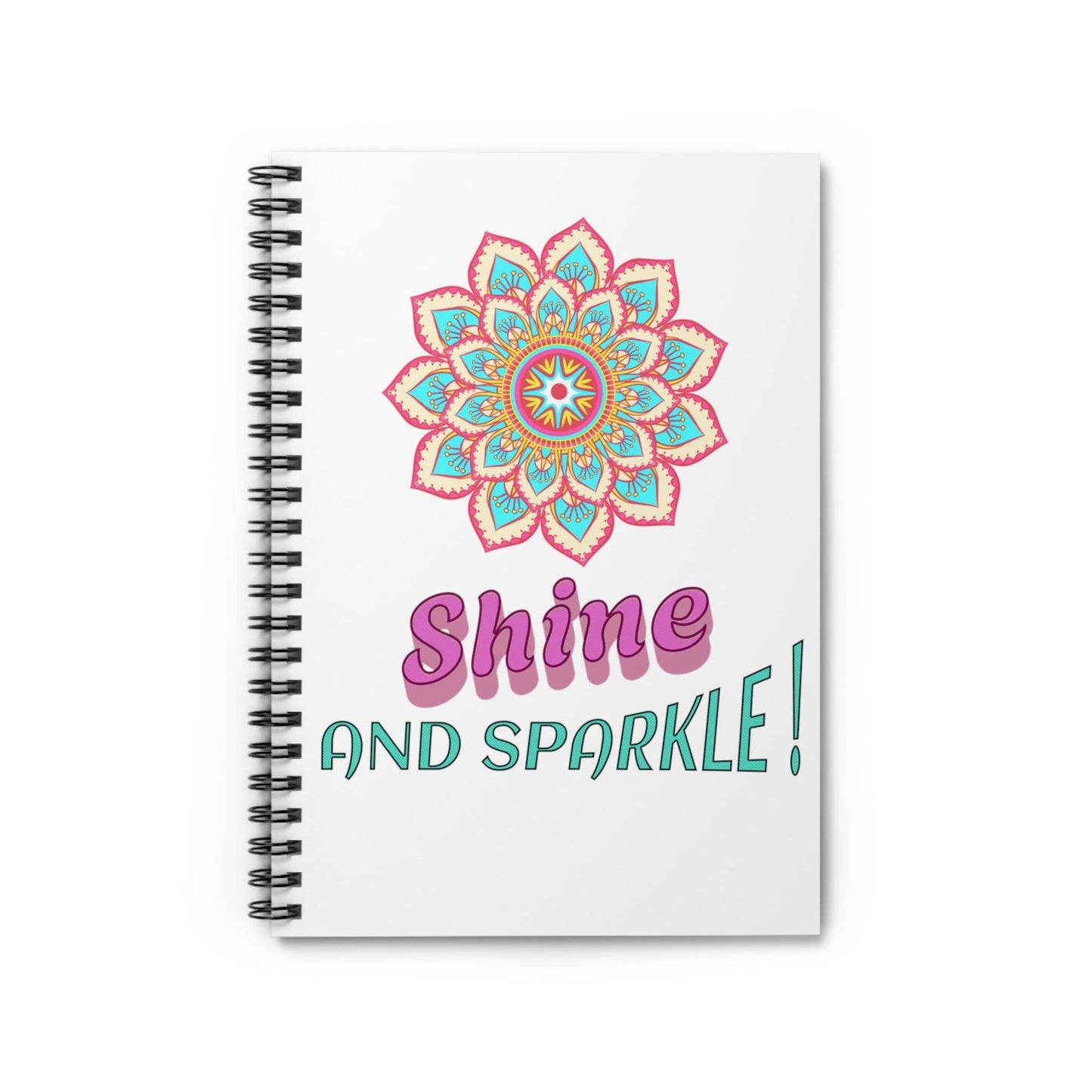 Luminous Notes Spiral Notebook | Ideal for school, work, journaling, or as a unique gift for writers, students, and professionals - Cosmic Creations by Karen