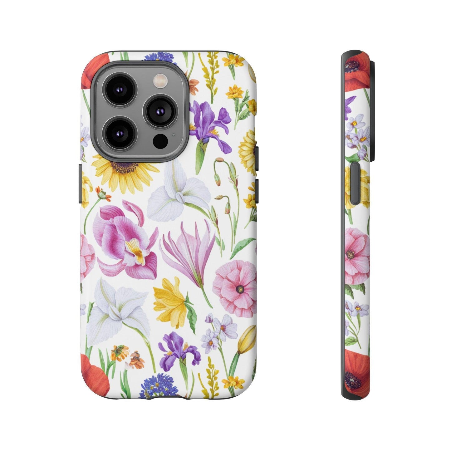 Tough Cellphone Case :" Eclectic Elegance Phone Case Collection" ( Floral patterns)