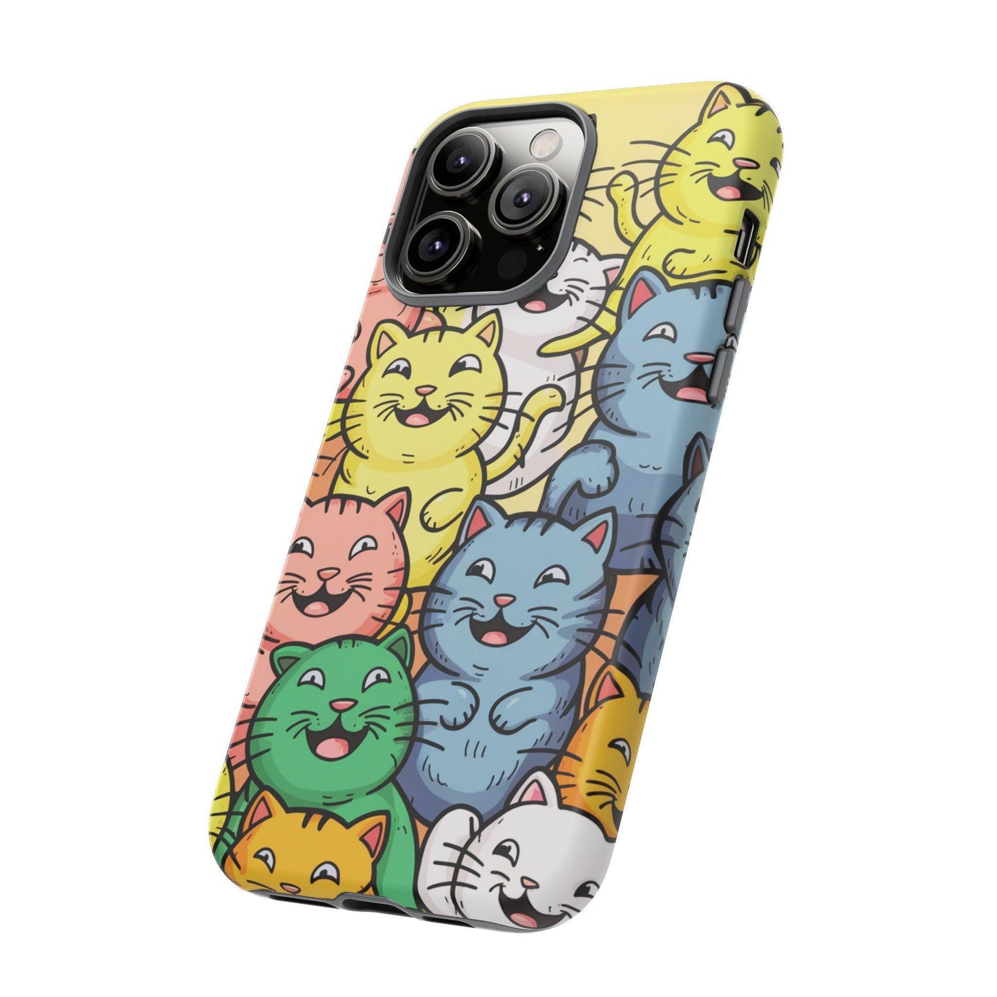 Cat Lovers Collection Tough Cellphone Case - Cosmic Creations by Karen