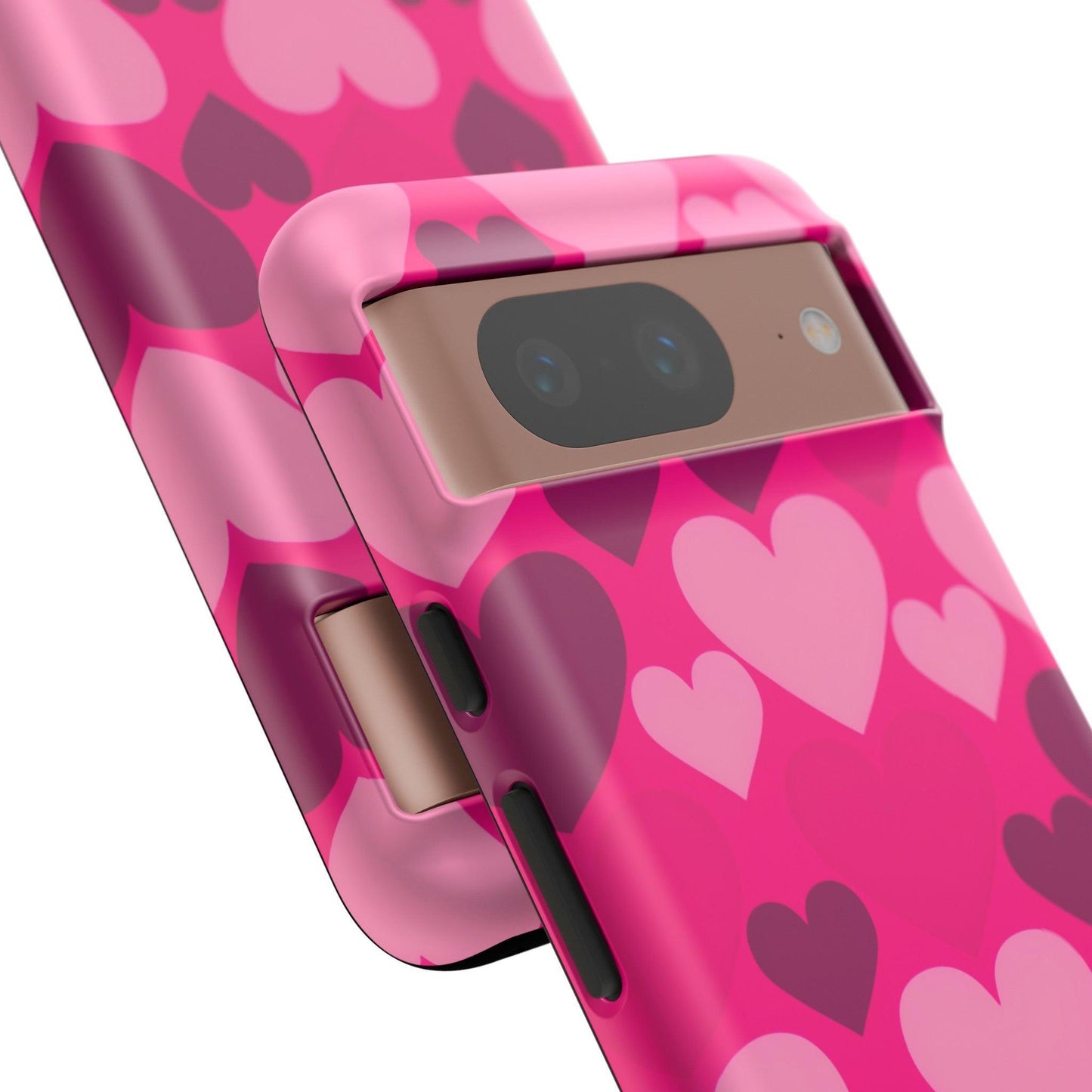 Tough Phone Case :" Eclectic Elegance Phone Case Collection" ( Hearts patterns)