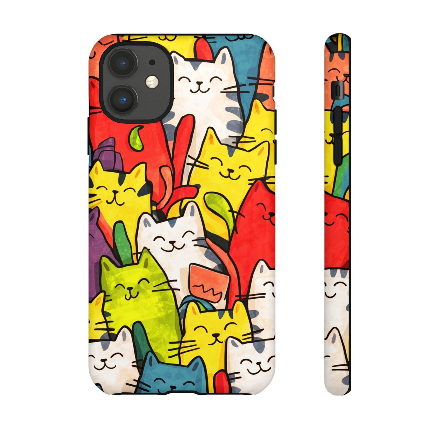 Cat Lovers Collection Tough Cellphone Case - Cosmic Creations by Karen