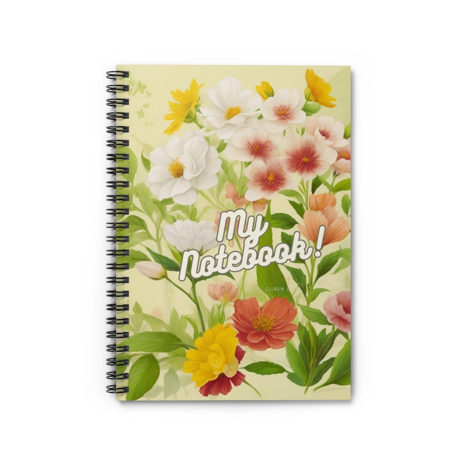 Floral and Butterfly Spiral Notebook Collection - Cosmic Creations by Karen