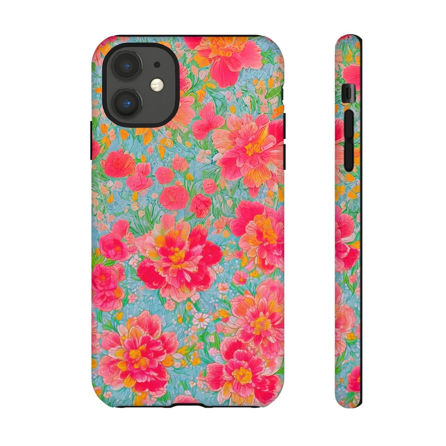 Tough Cellphone Case :" Eclectic Elegance Phone Case Collection" ( Floral patterns)