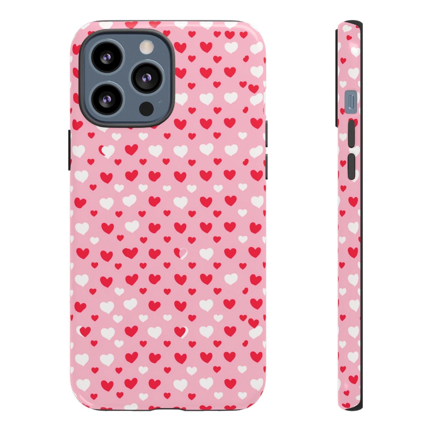 Tough Phone Case :" Eclectic Elegance Phone Case Collection" ( Hearts patterns)