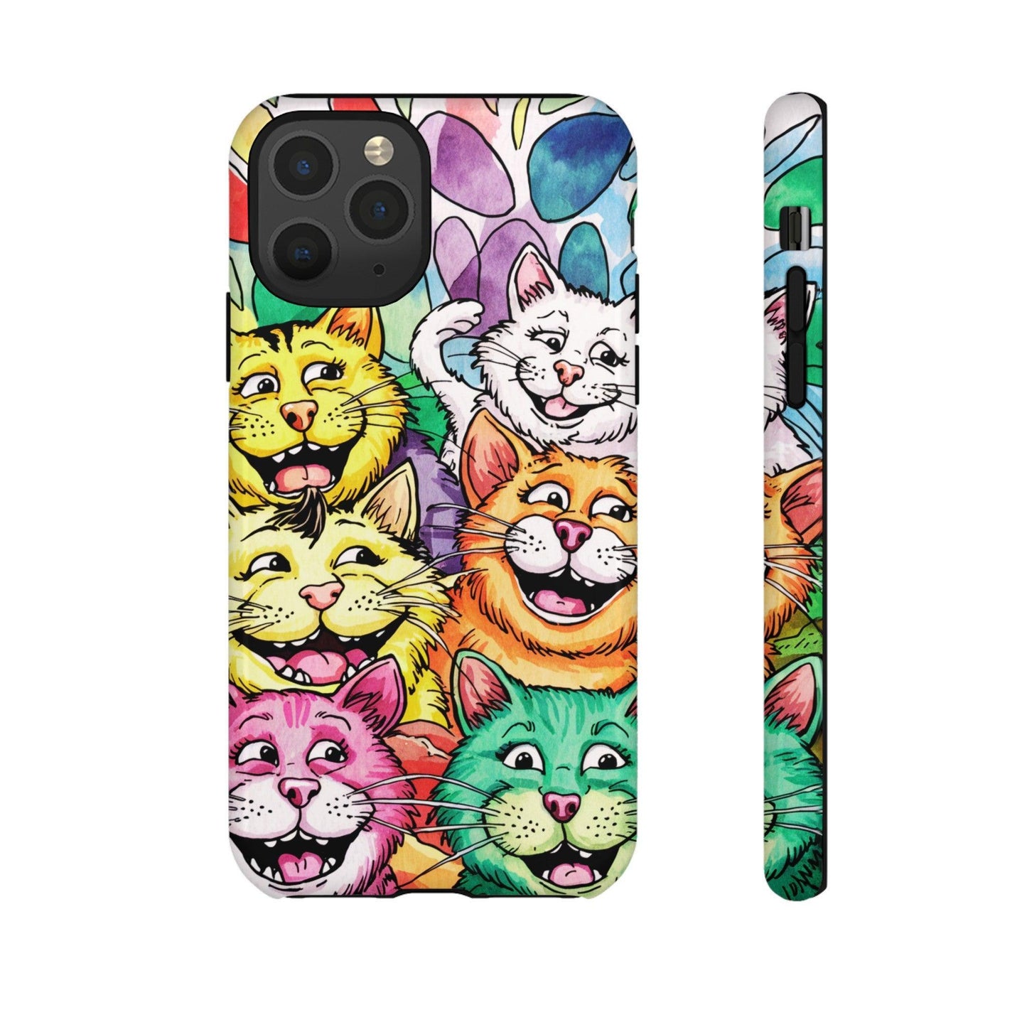 Cat Lovers Collection Tough Cellphone Case - Cosmic Creations by Karen