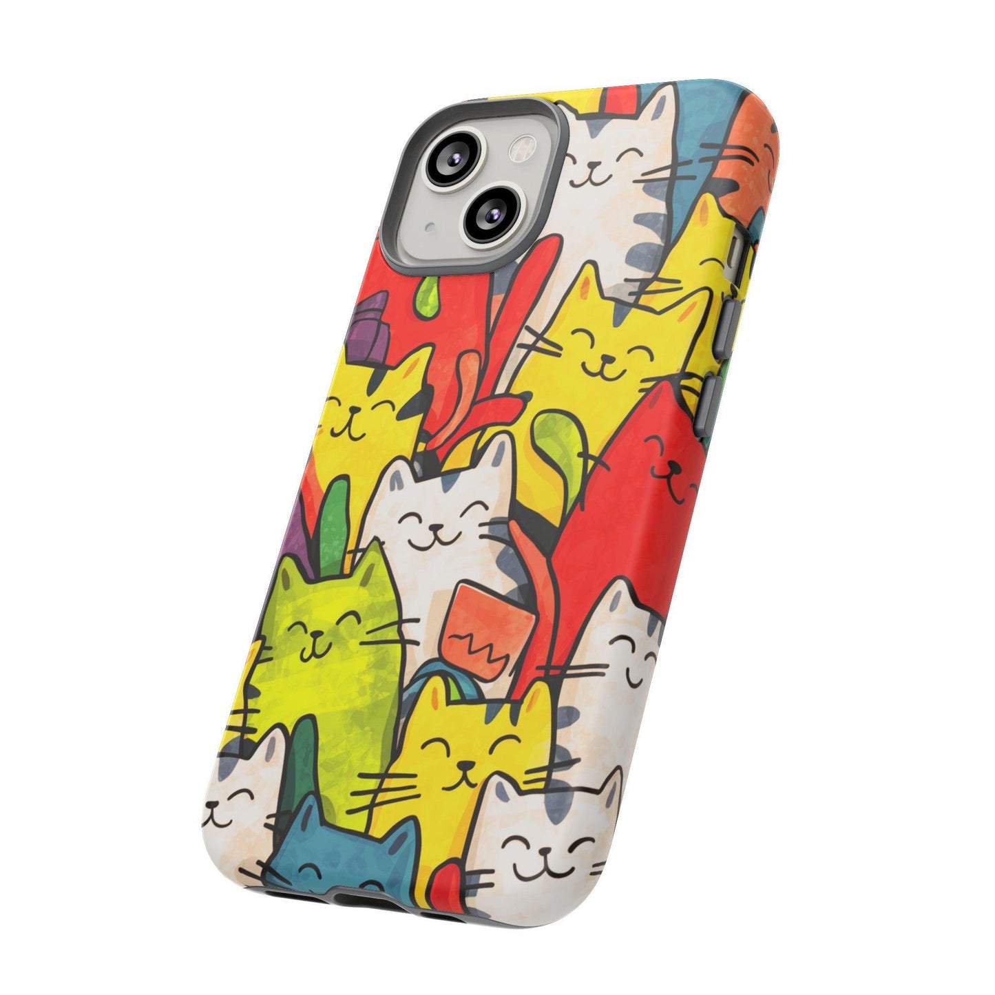 Cat Lovers Collection Tough Cellphone Case - Cosmic Creations by Karen