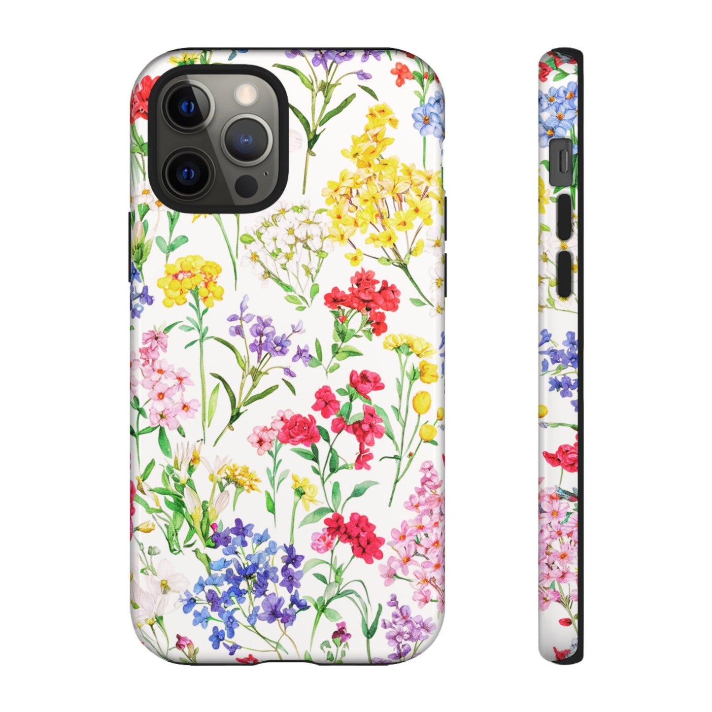 Tough Cellphone Case :" Eclectic Elegance Phone Case Collection" ( Floral patterns)