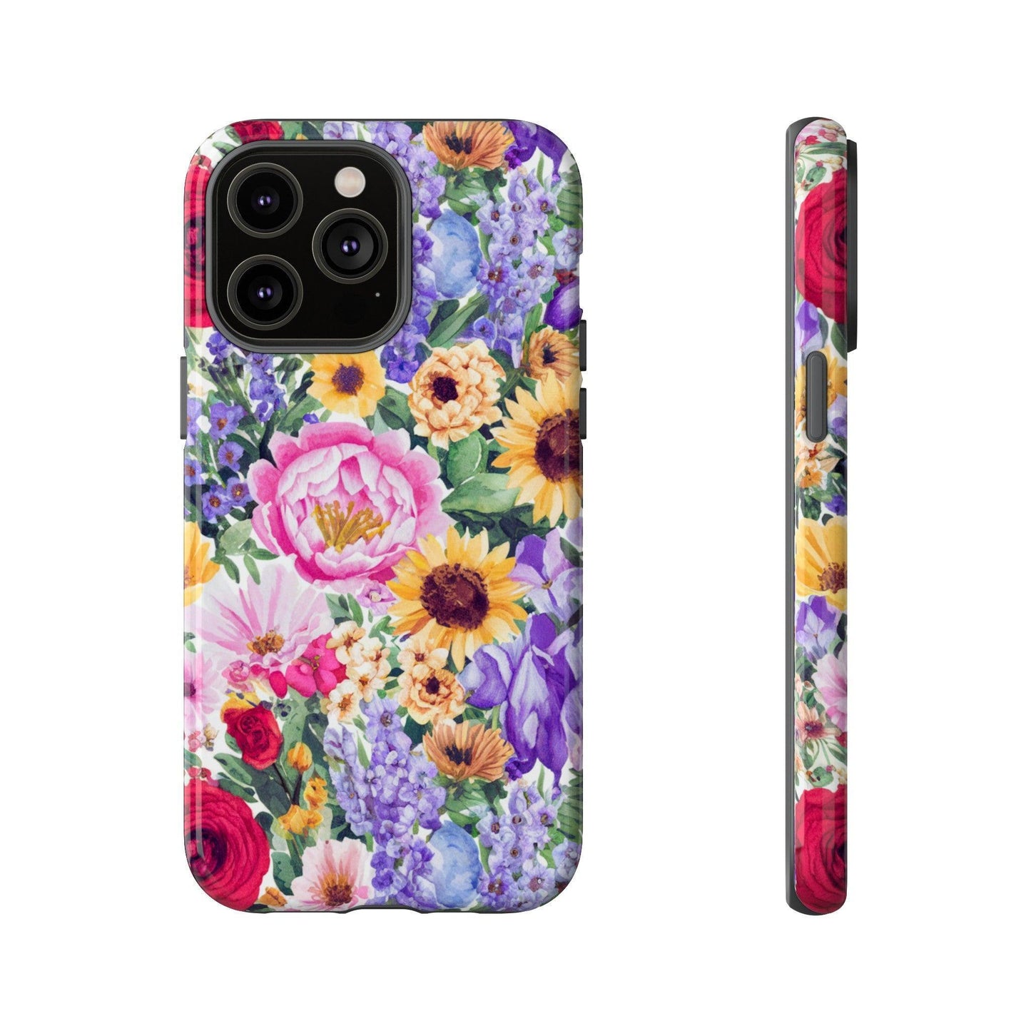 Tough Cellphone Case :" Eclectic Elegance Phone Case Collection" ( Floral patterns)