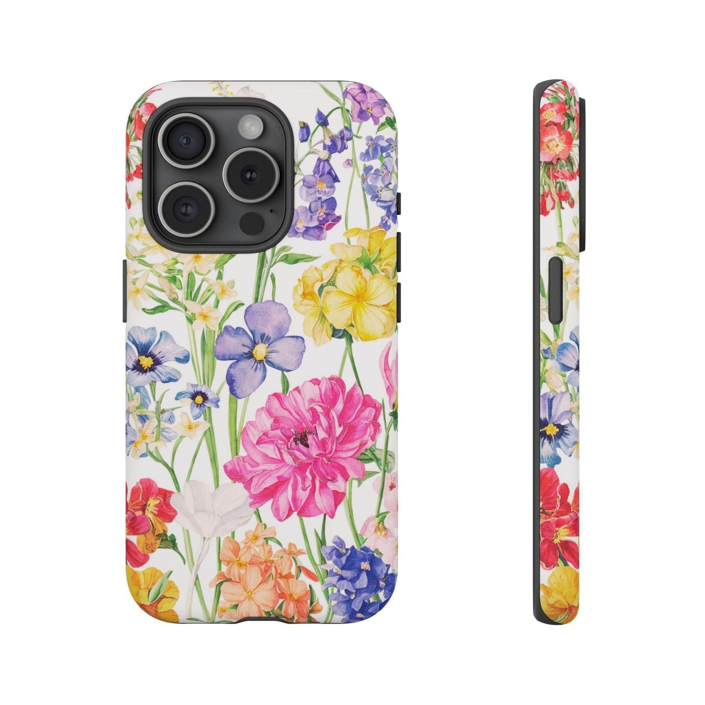 Tough Cellphone Case :" Eclectic Elegance Phone Case Collection" ( Floral patterns)