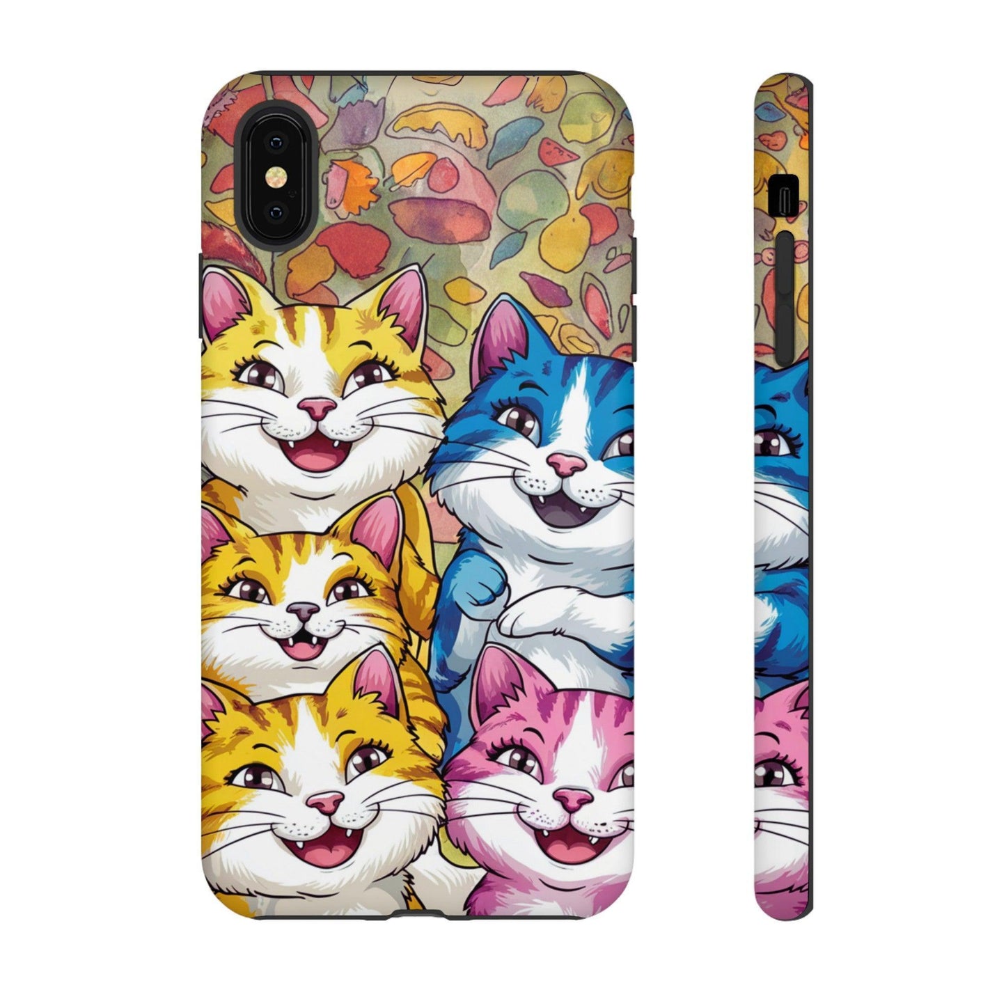 Cat Lovers Collection Tough Cellphone Case - Cosmic Creations by Karen